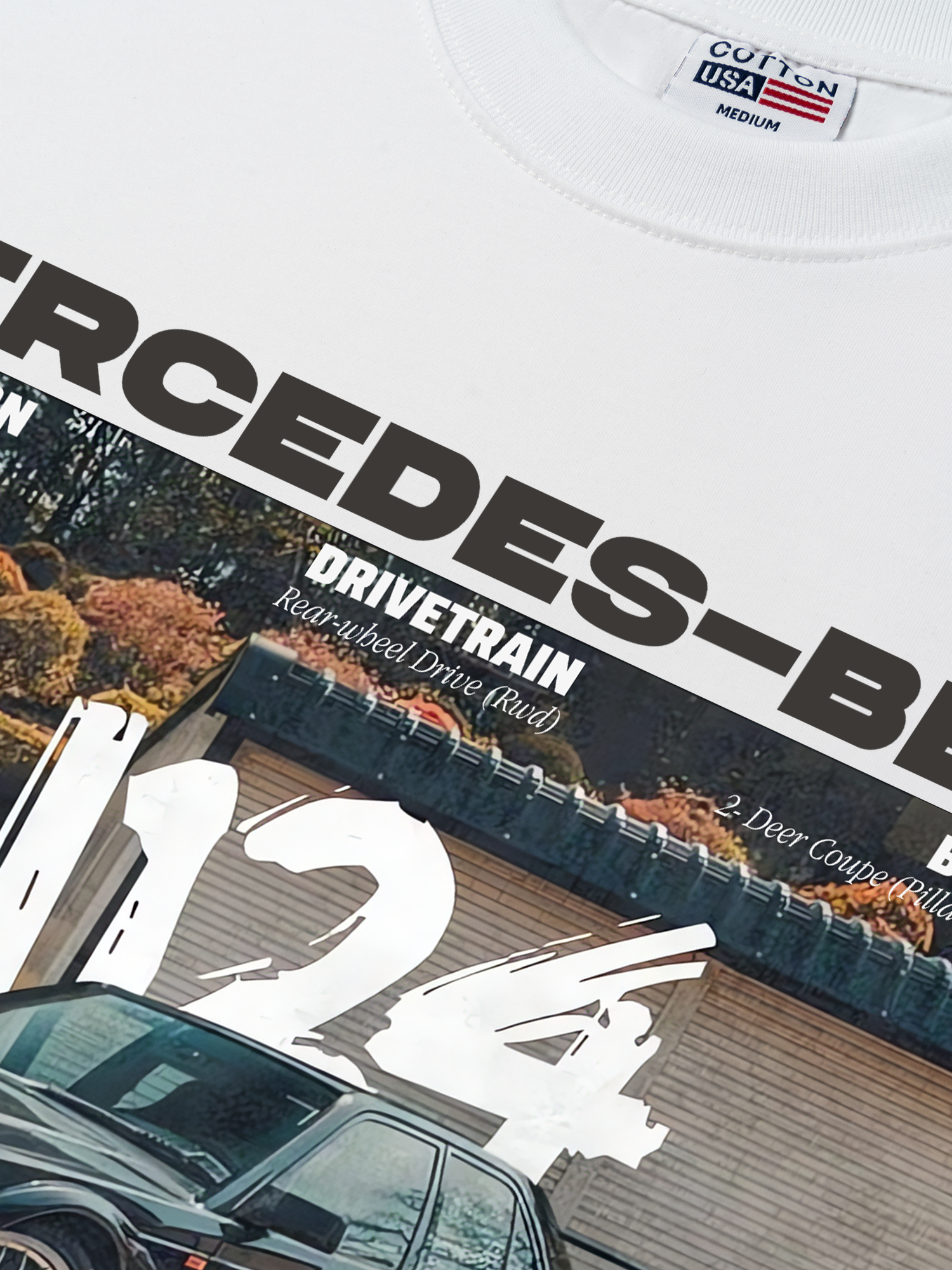 Áo Thun Relaxed Fit Mercedes W124 1993