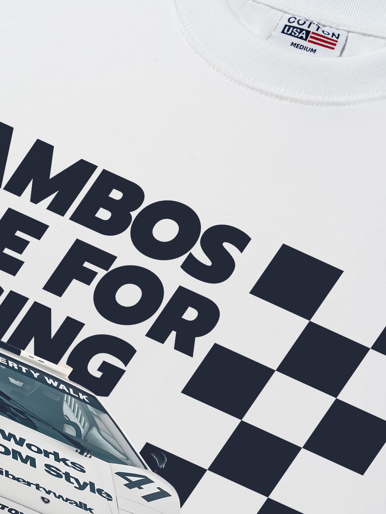 Áo Thun Relaxed Fit Lamborghini Are For Racing