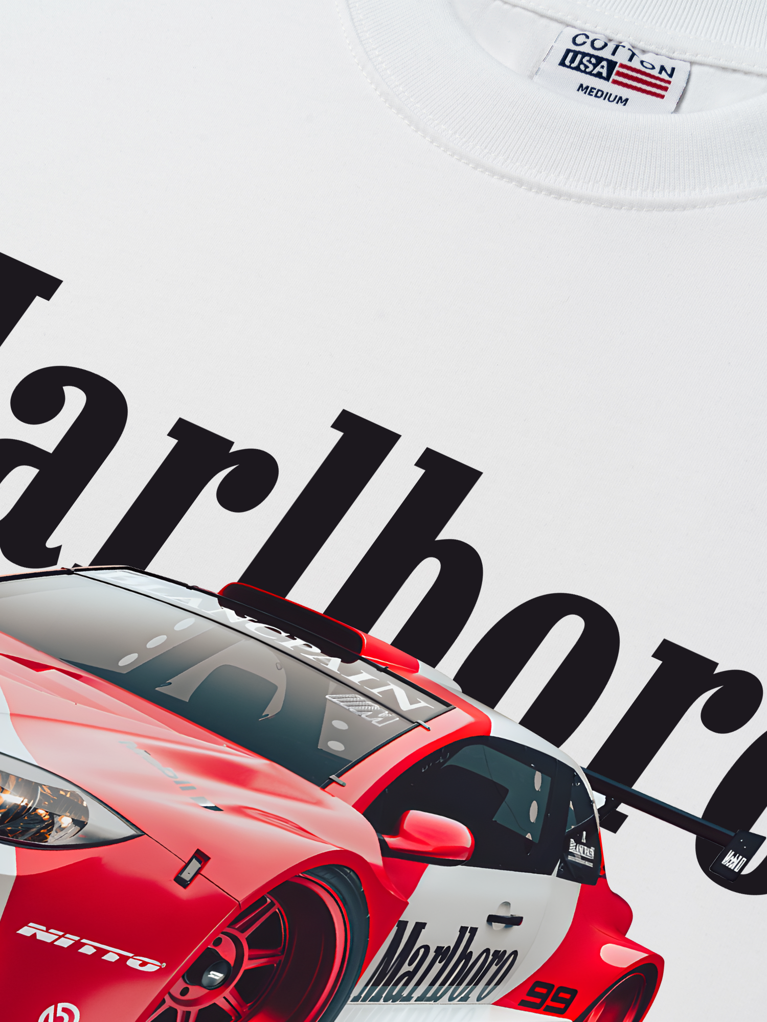 Áo Thun Relaxed Fit Marlboro BMW M1 Race Car