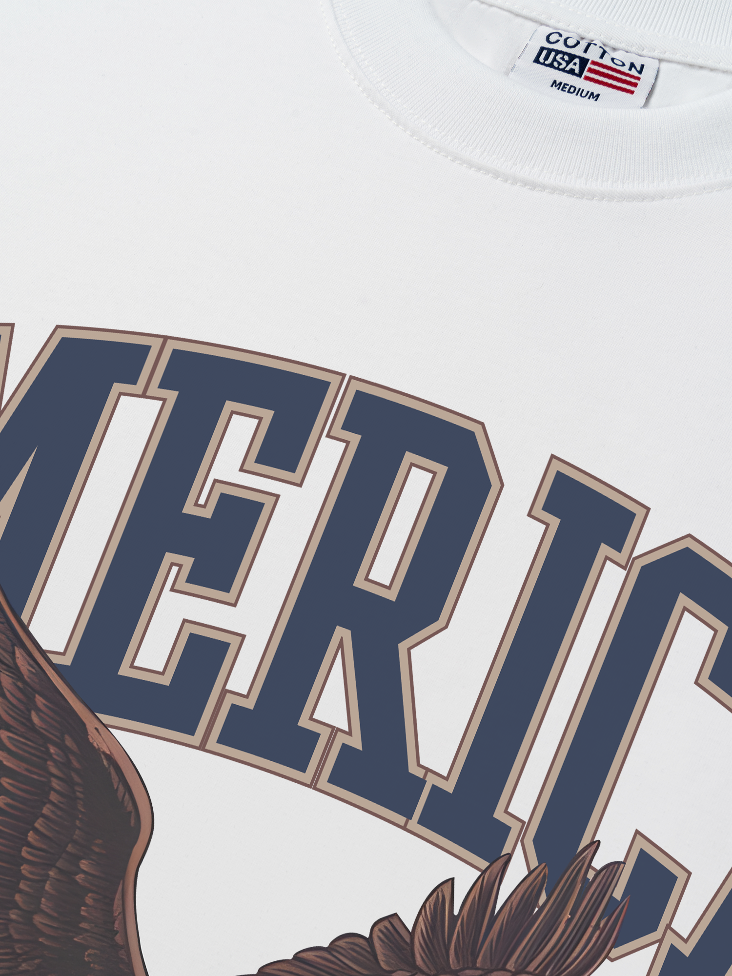 Áo Thun Relaxed Fit USA Home Of The Brave