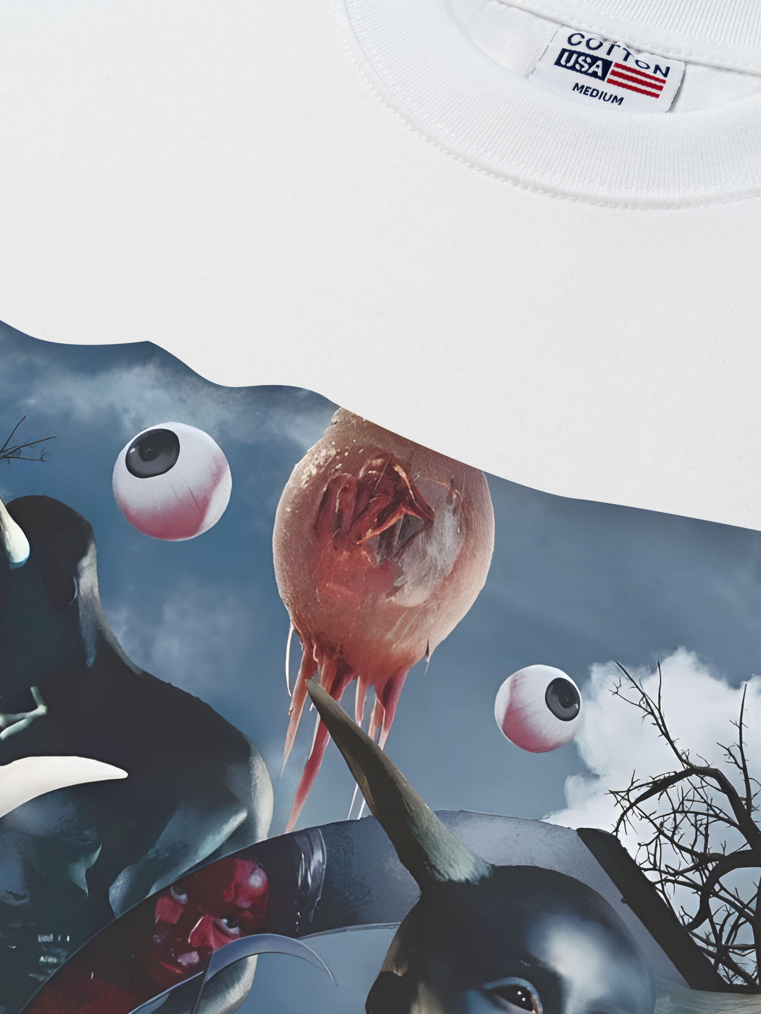 Áo Thun Relaxed Fit Rapper Doja Cat Red Town