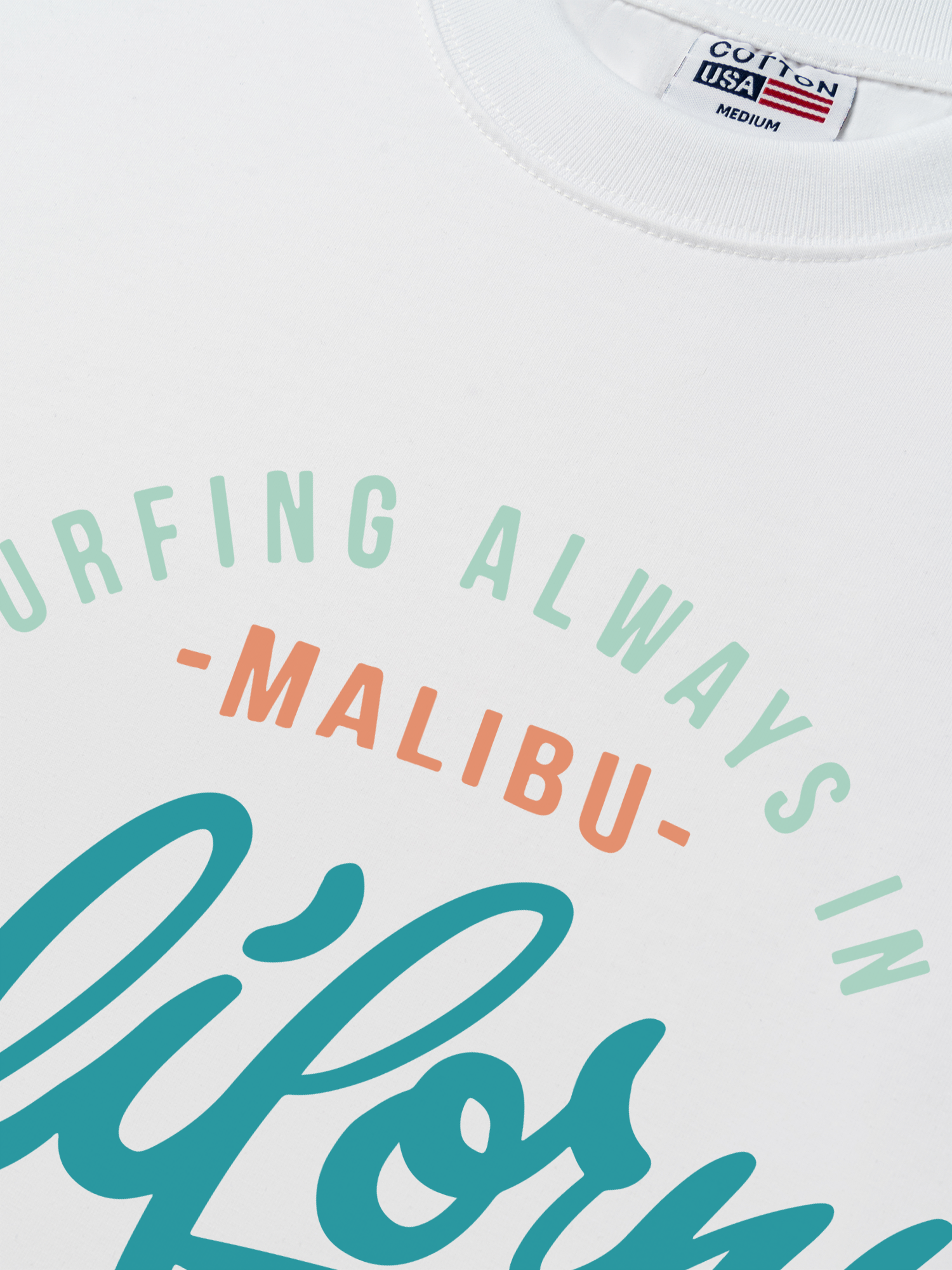 Áo Thun Relaxed Fit City Malibu West Coast