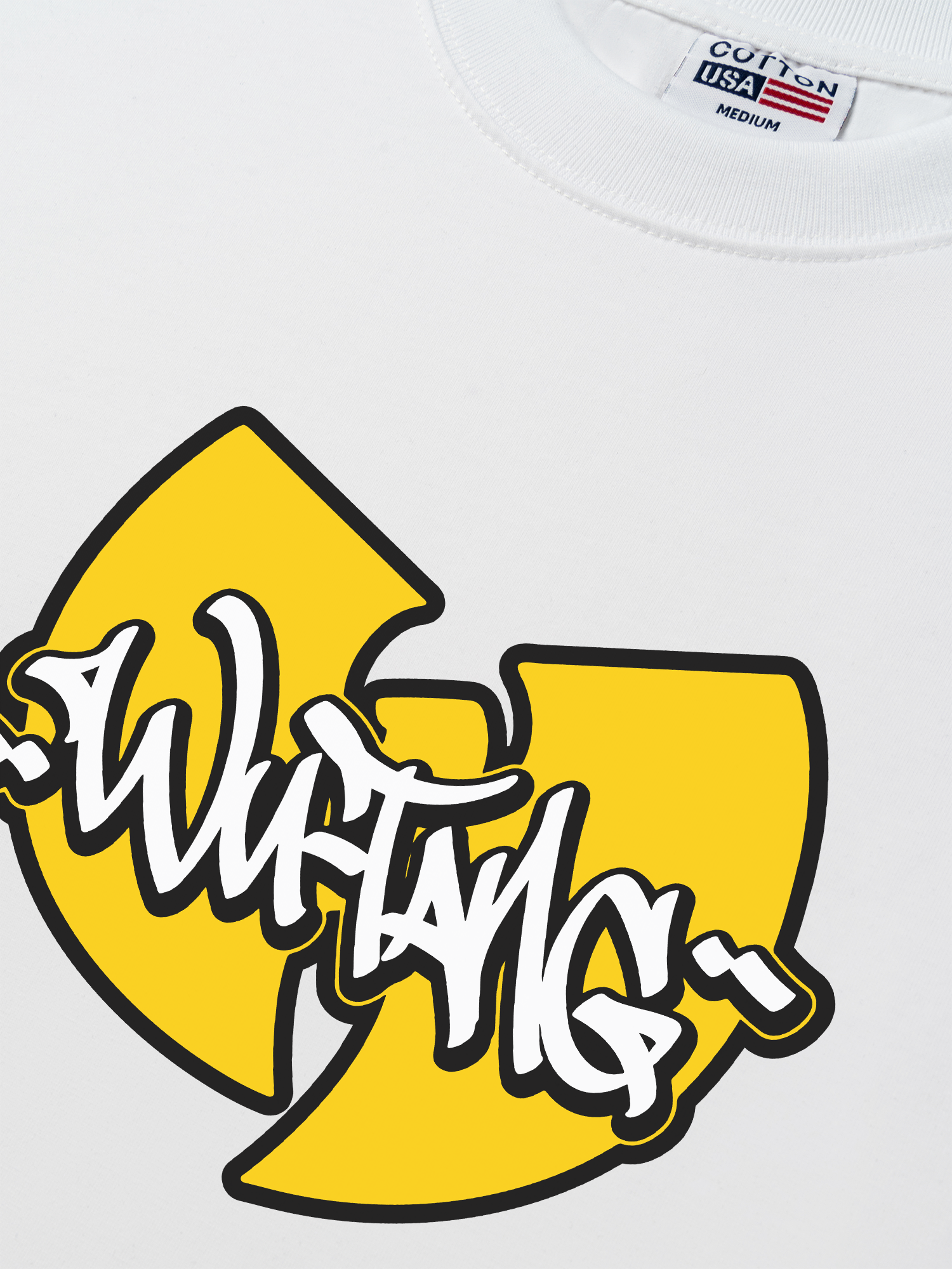 Áo Thun Relaxed Fit Rapper Wu-Tang Clan Logo