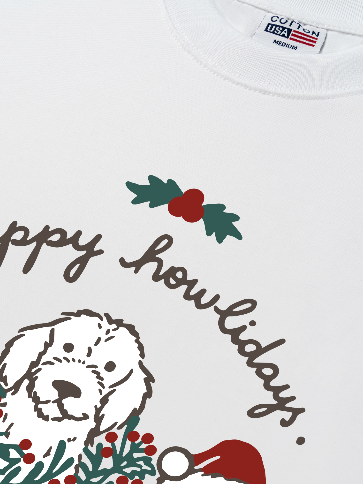 Áo Thun Relaxed Fit Happy Howlidays