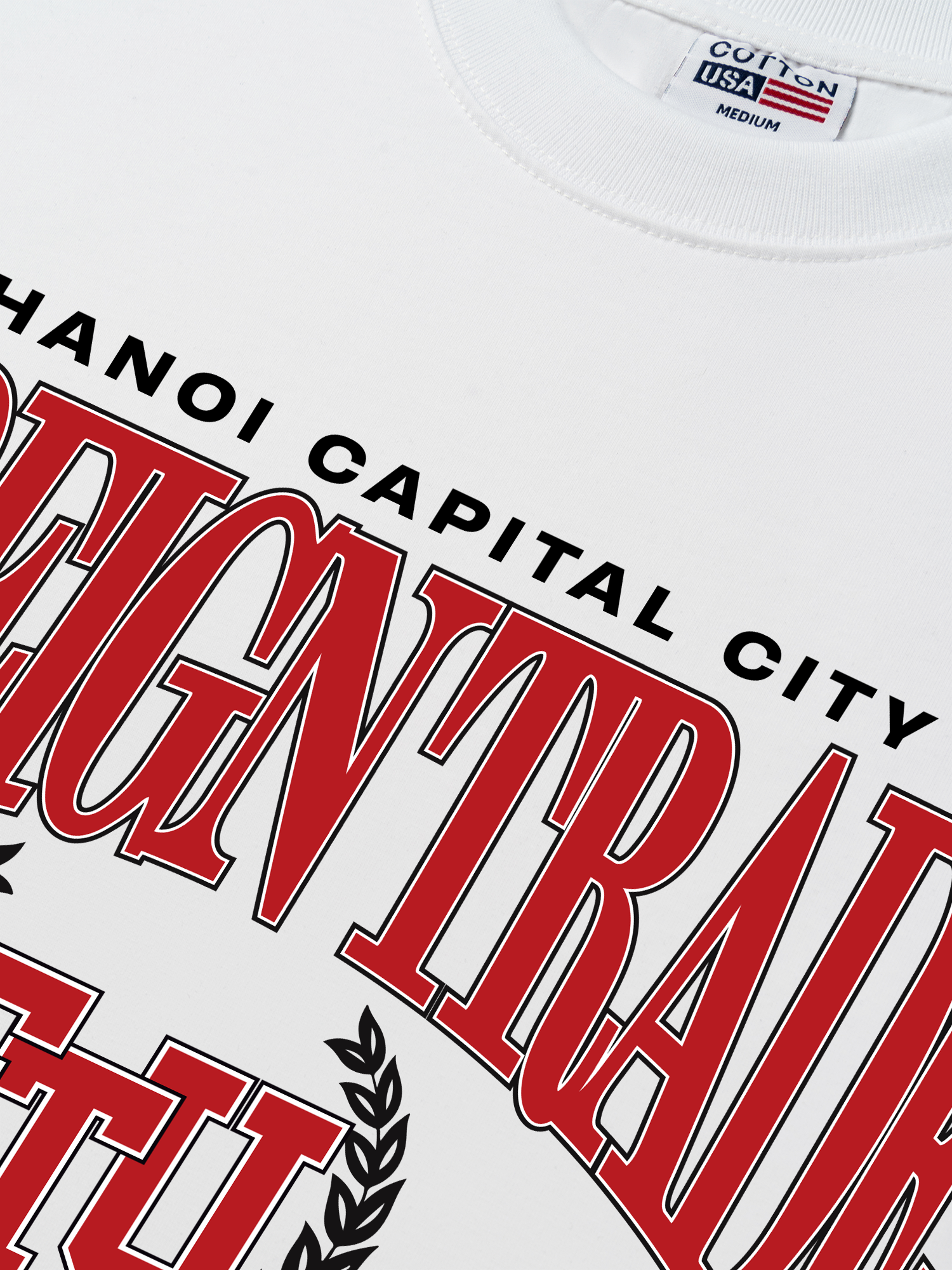 Áo Thun Relaxed Fit Foreign Trade University