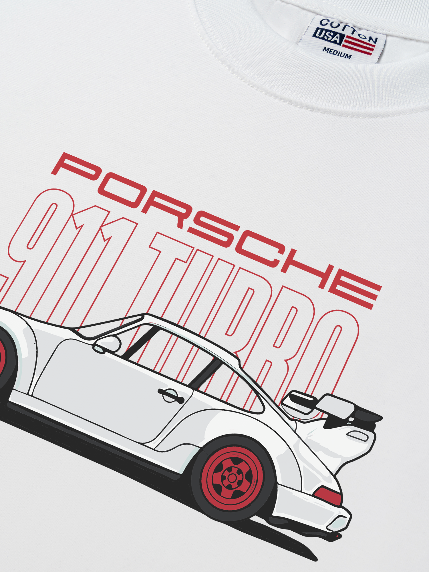 Áo Thun Relaxed Fit Porsche 911 Turbo