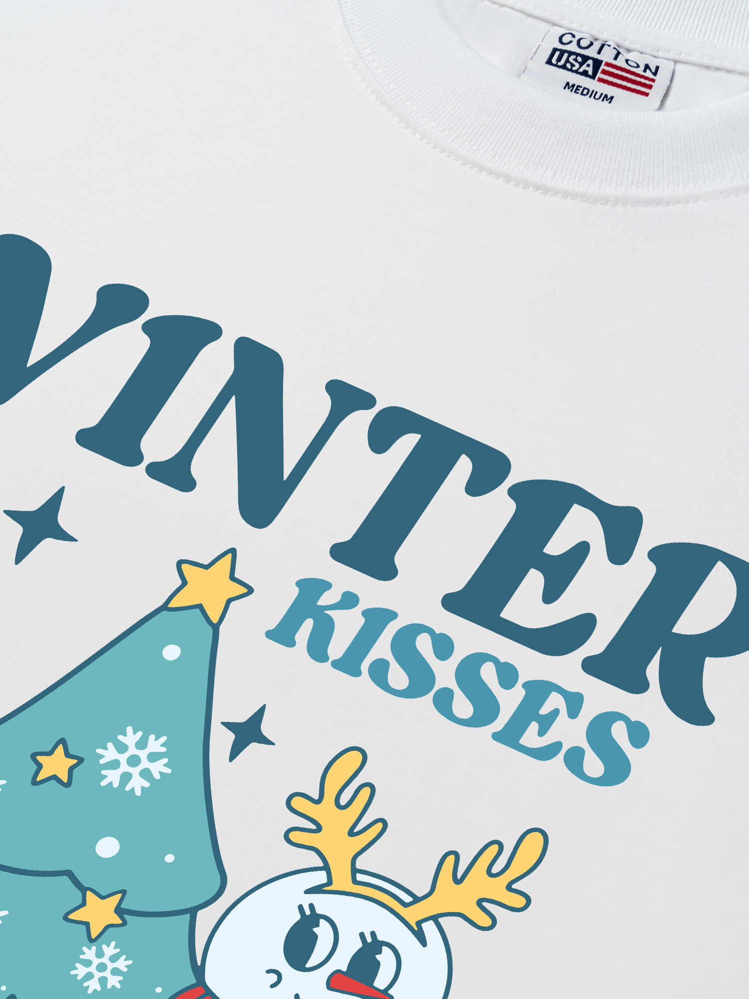 Áo Thun Relaxed Fit Winter Kisses