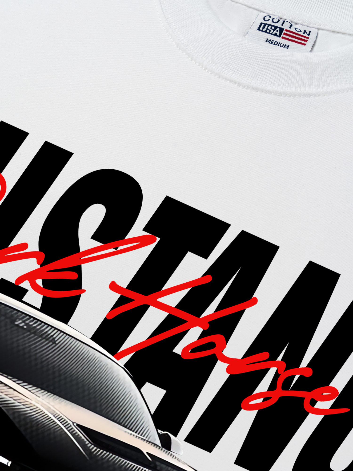 Áo Thun Relaxed Fit Ford Mustang Dark Horse