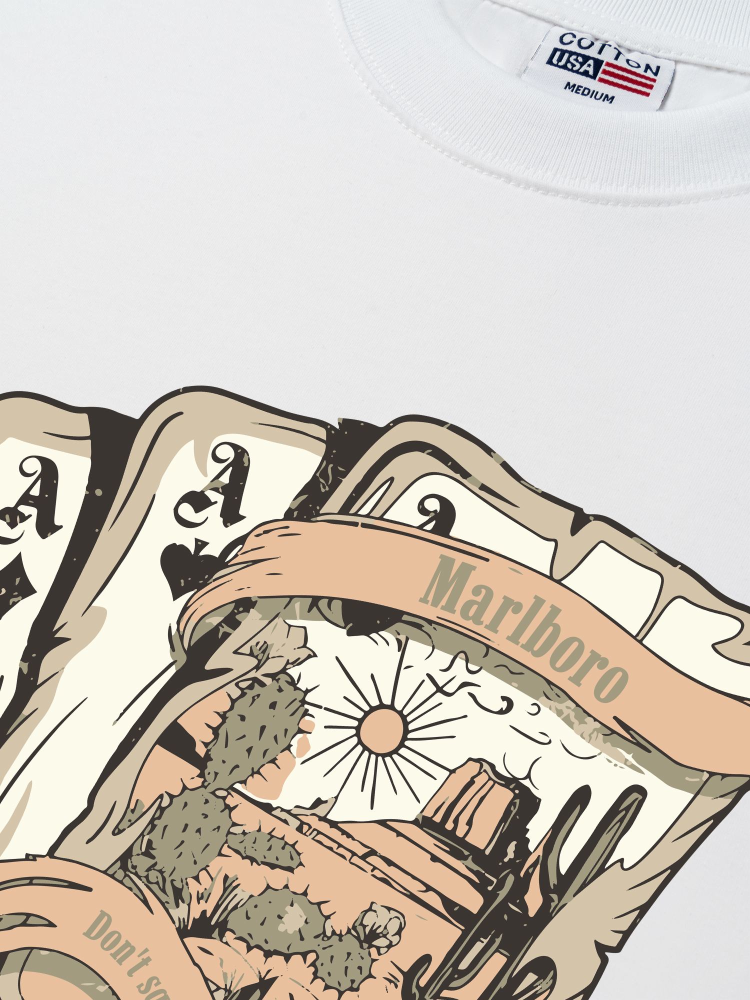 Áo Thun Relaxed Fit Marlboro Don't Squat