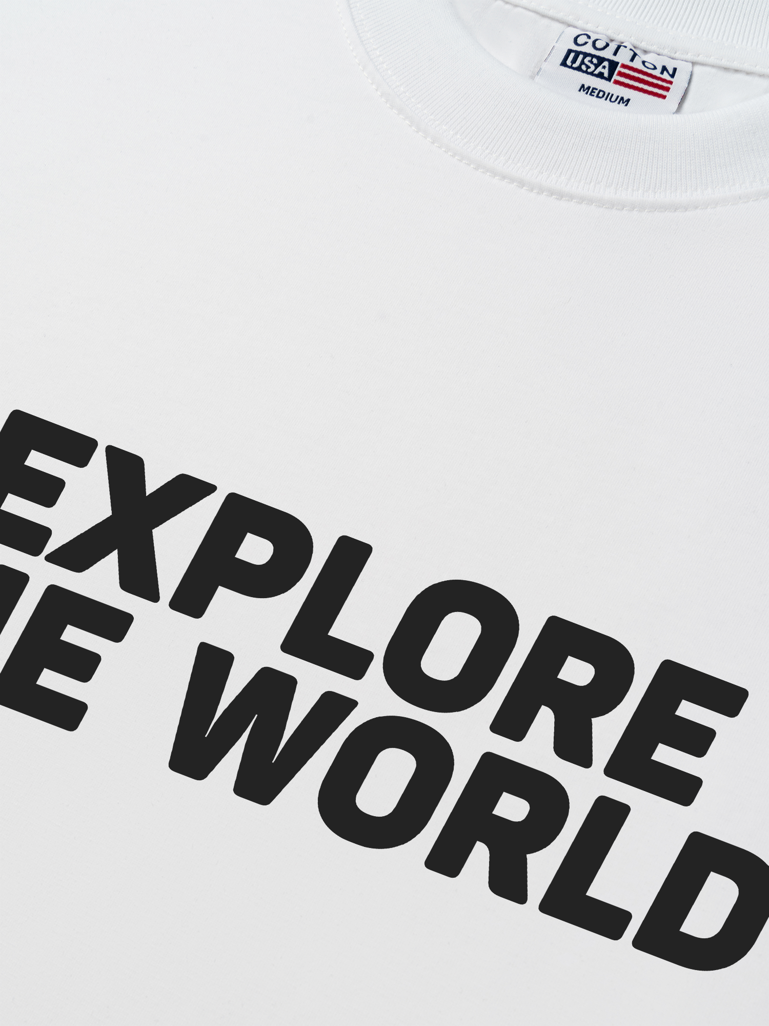 Áo Thun Relaxed Fit World Map