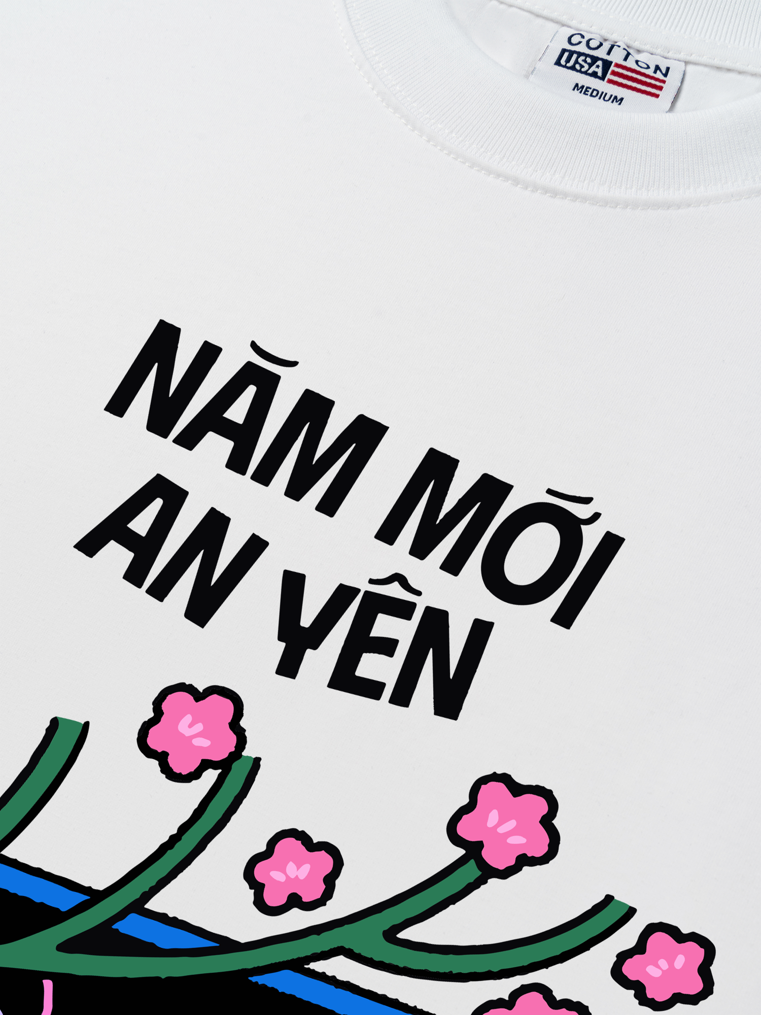 Áo Thun Relaxed Fit Năm Mới An Yên