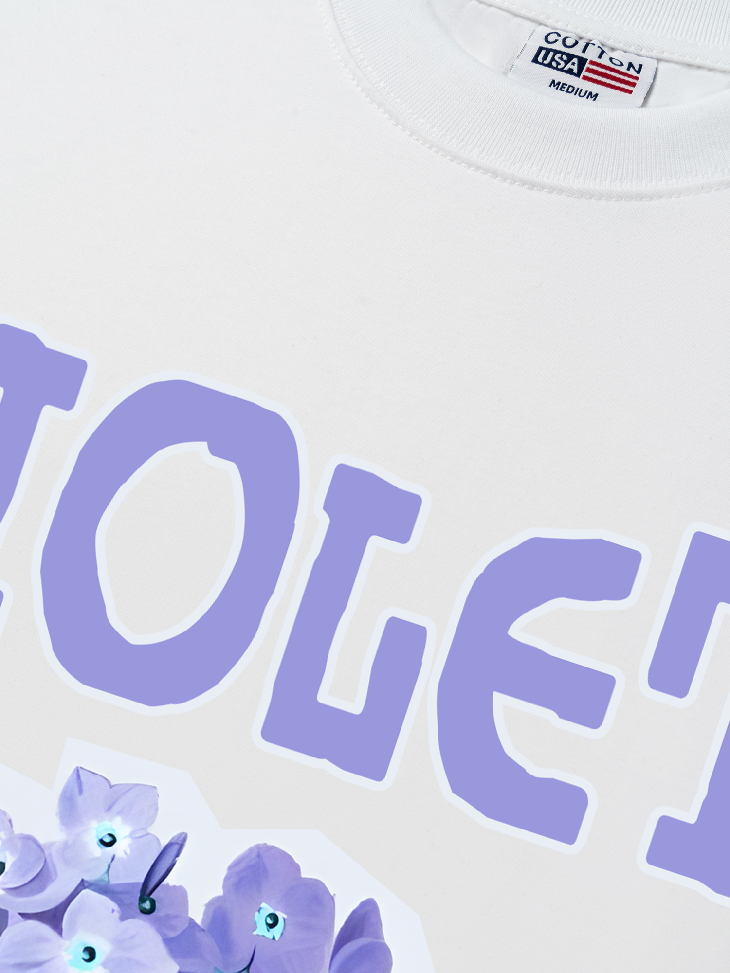 Áo Thun Relaxed Fit Floral Indoor Violet