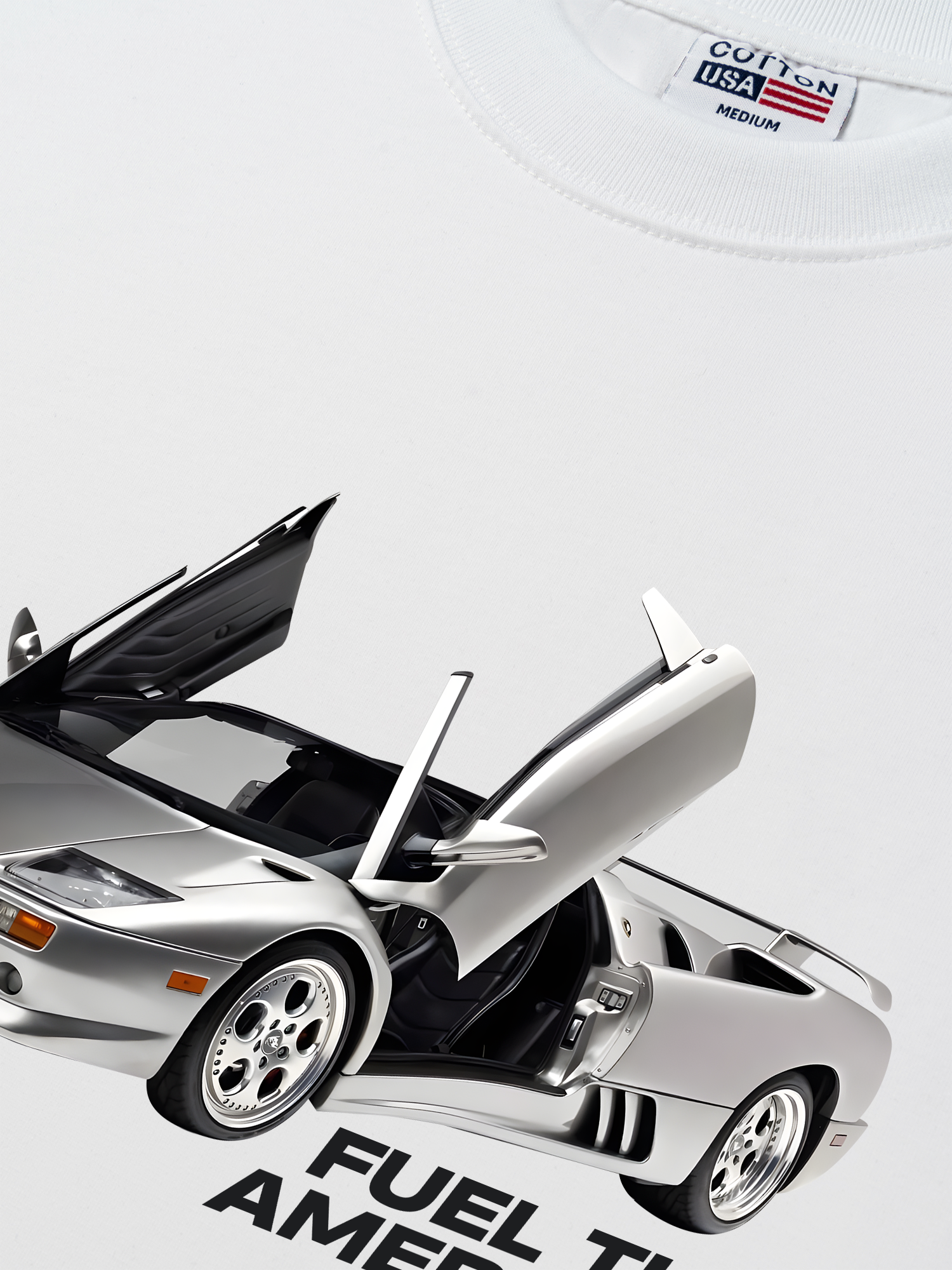 Áo Thun Relaxed Fit Lamborghini Fuel The American Dream