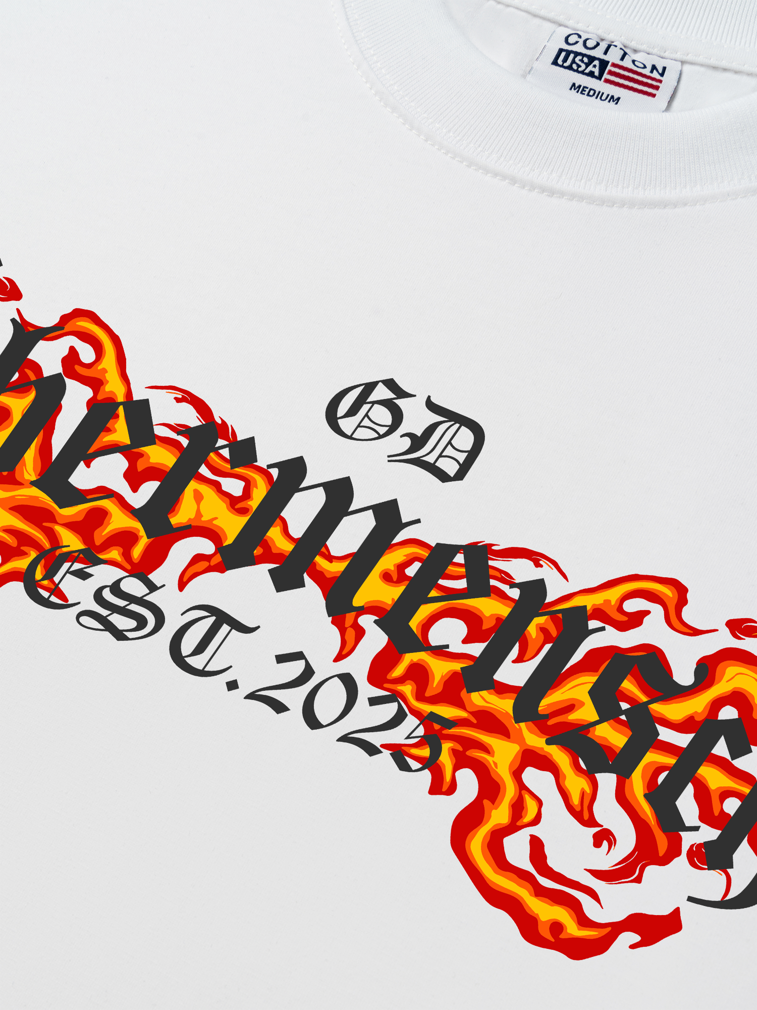 Áo Thun Relaxed Fit Idols Ubermensch Flame