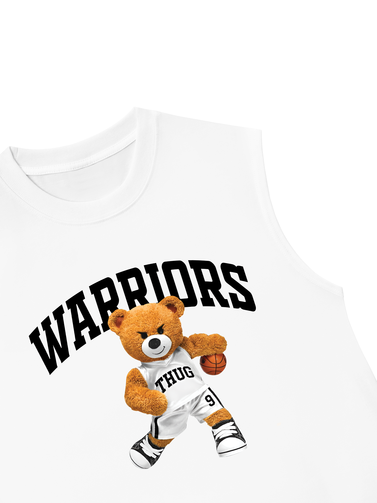 Áo Ba Lỗ Relaxed Fit Basketball Warriors