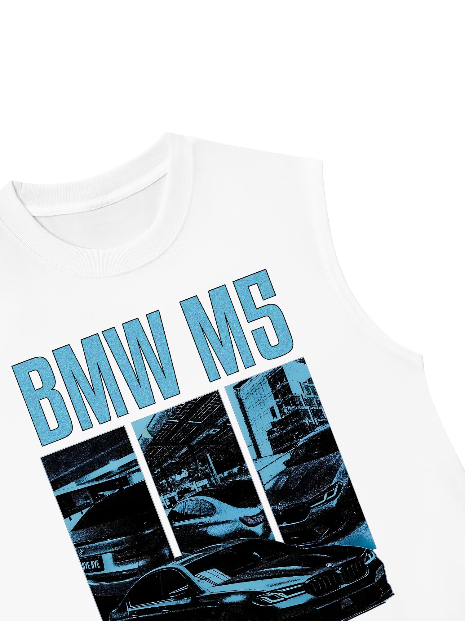 Áo Ba Lỗ Relaxed Fit BMW M5 Dark Blue