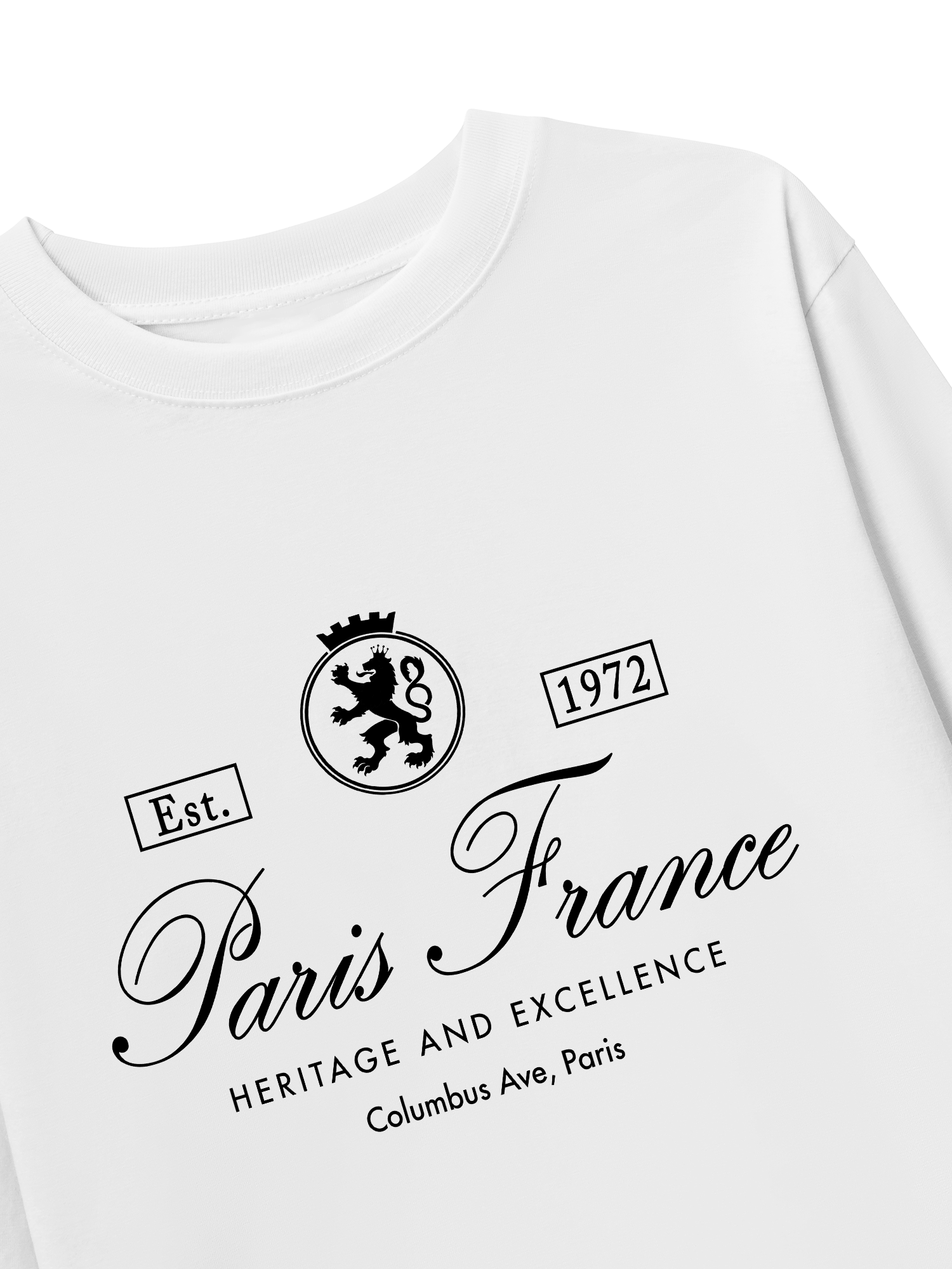 Áo Thun Dài Tay Vintage Paris France