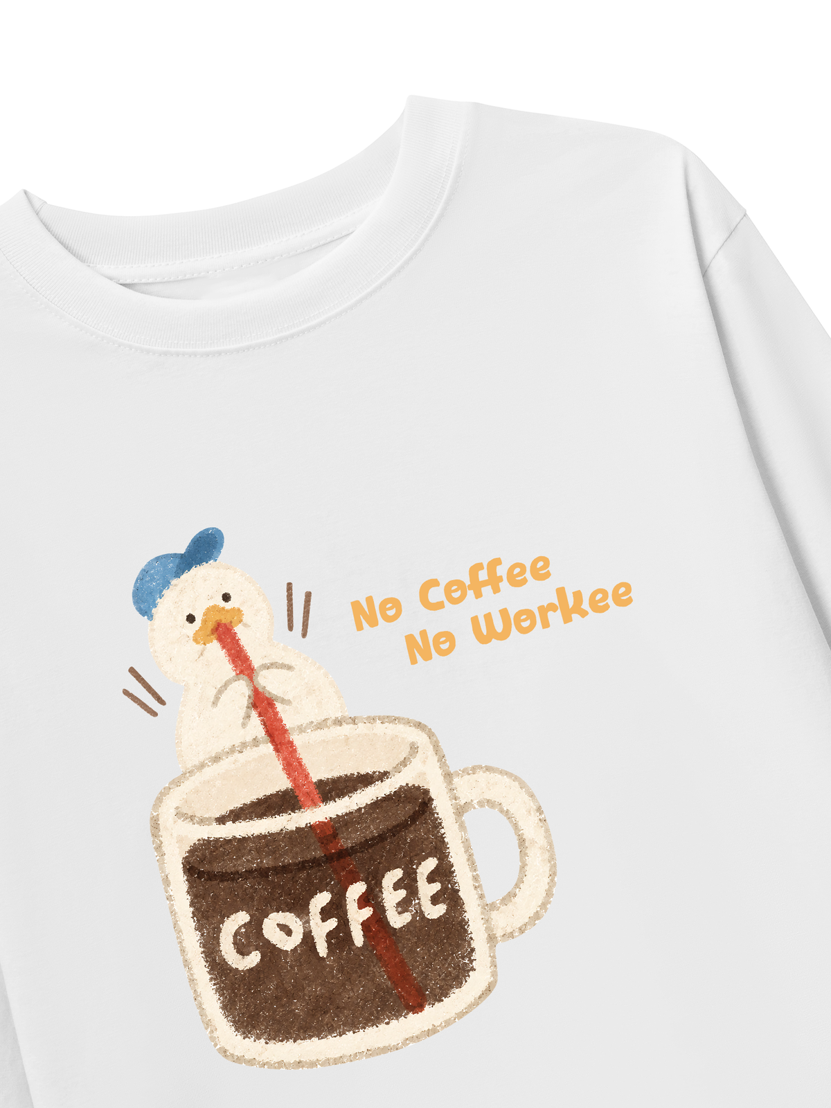 Áo Thun Dài Tay No Coffee No Workee