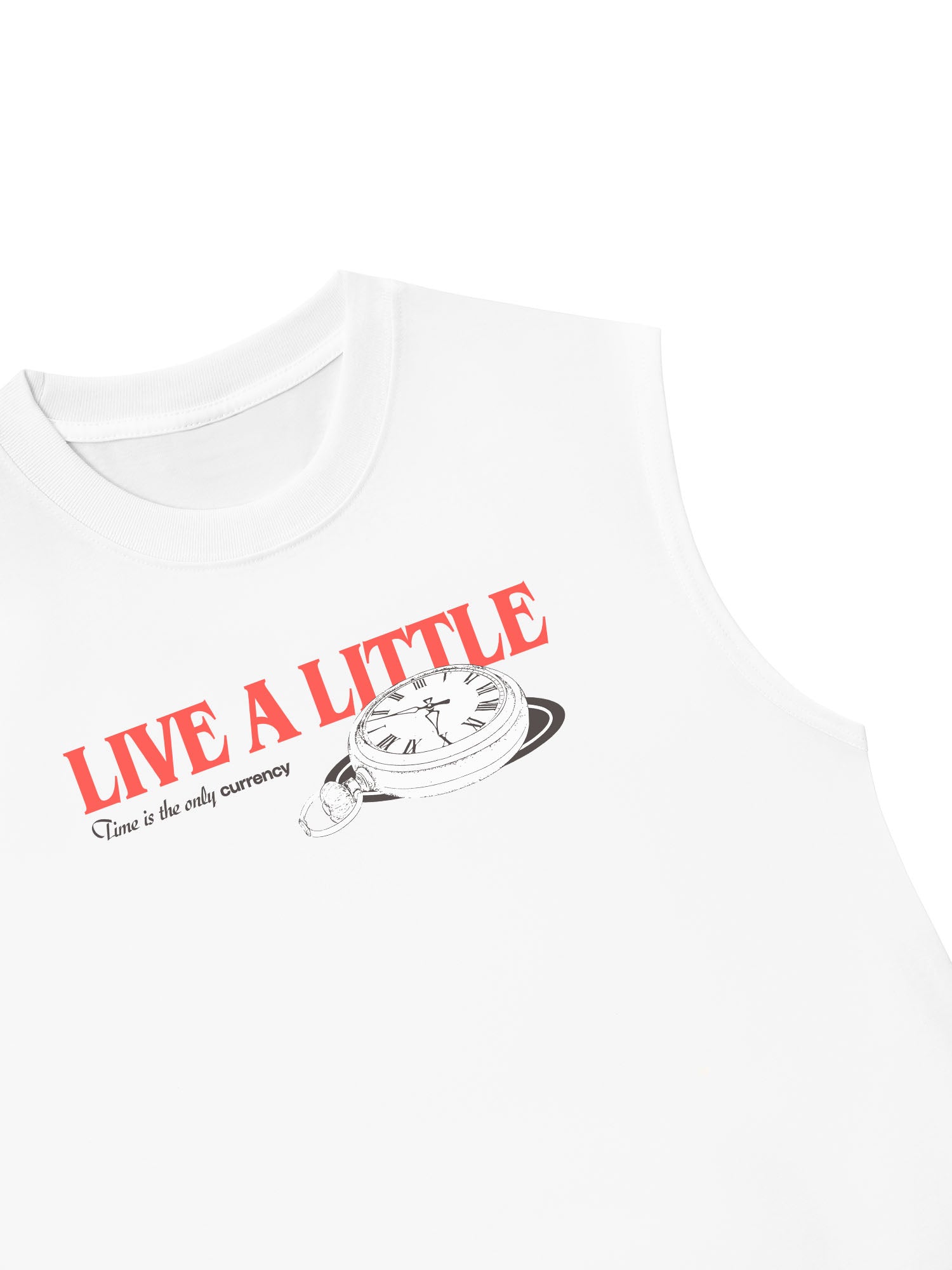 Áo Ba Lỗ Relaxed Fit Live A Little