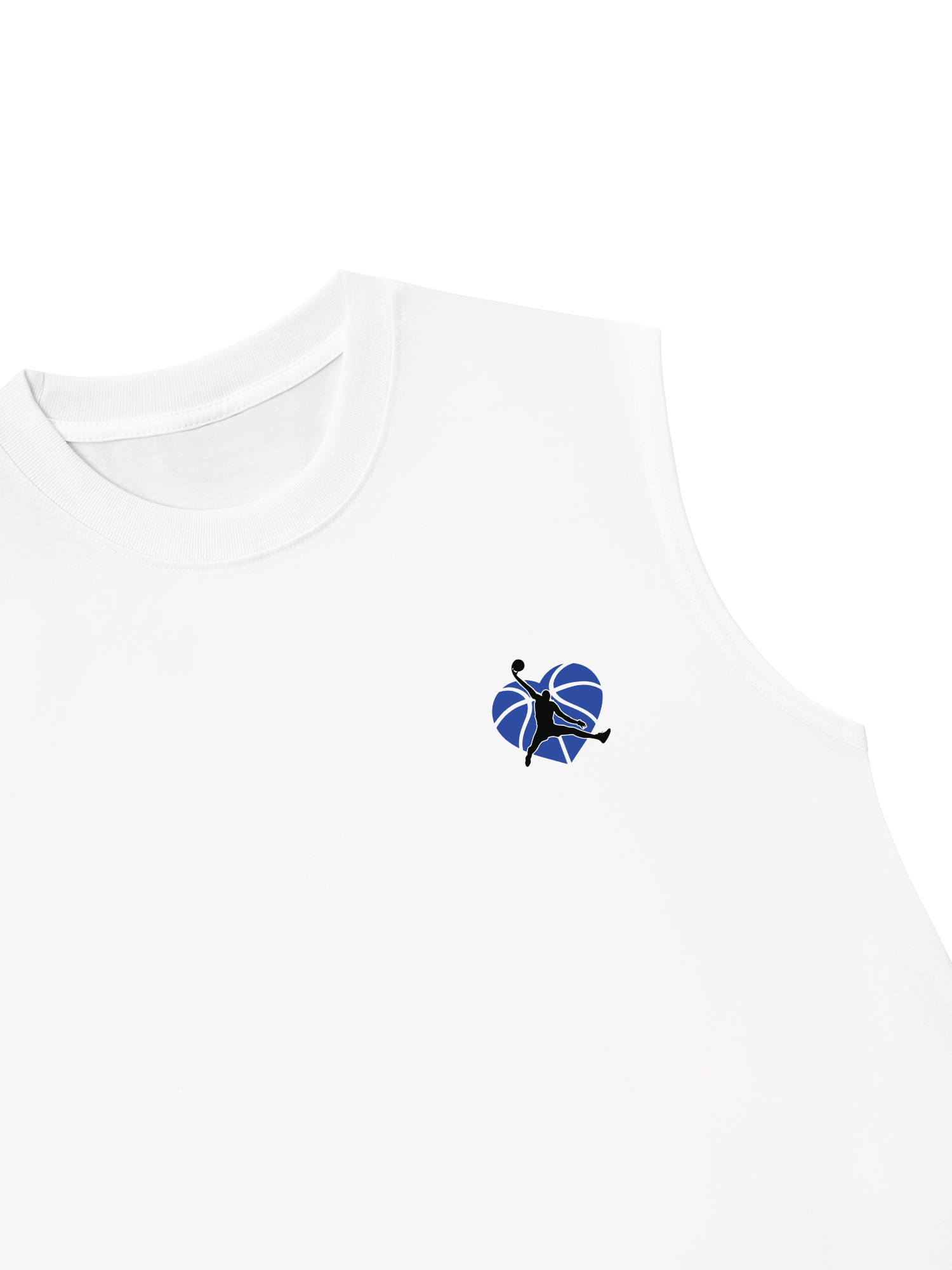 Áo Ba Lỗ Relaxed Fit Mể Bóng Rổ Blue