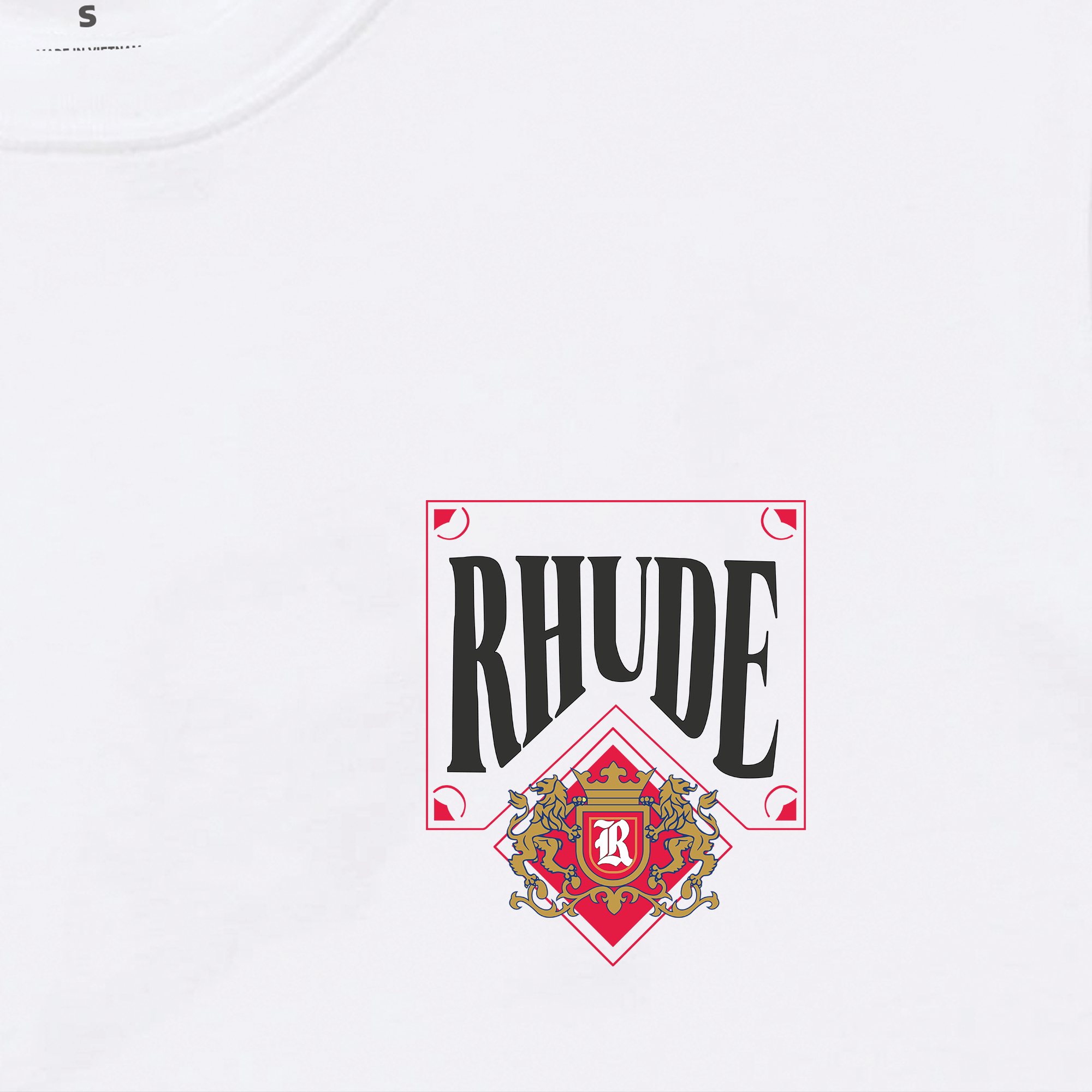 Áo Thun Oversize RHUDE CARD Red