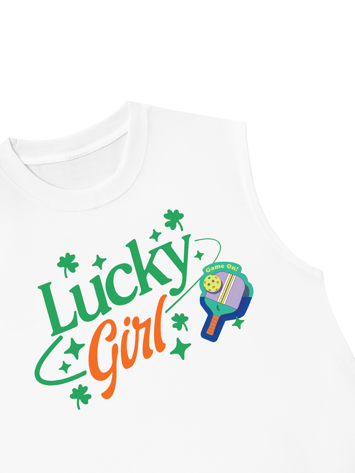 Áo Ba Lỗ Relaxed Fit Pickleball Lucky Girl