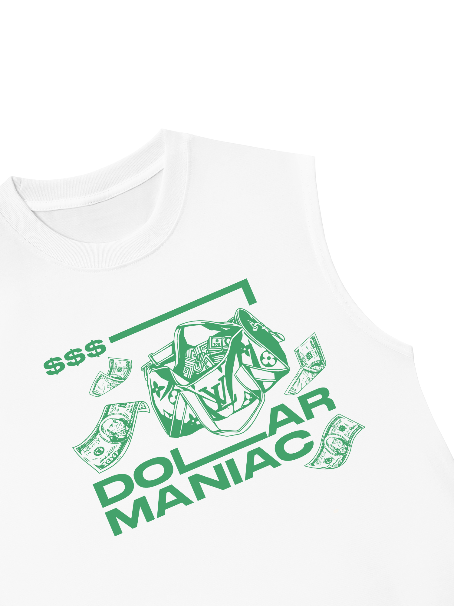 Áo Ba Lỗ Relaxed Fit Money Dolar Maniac