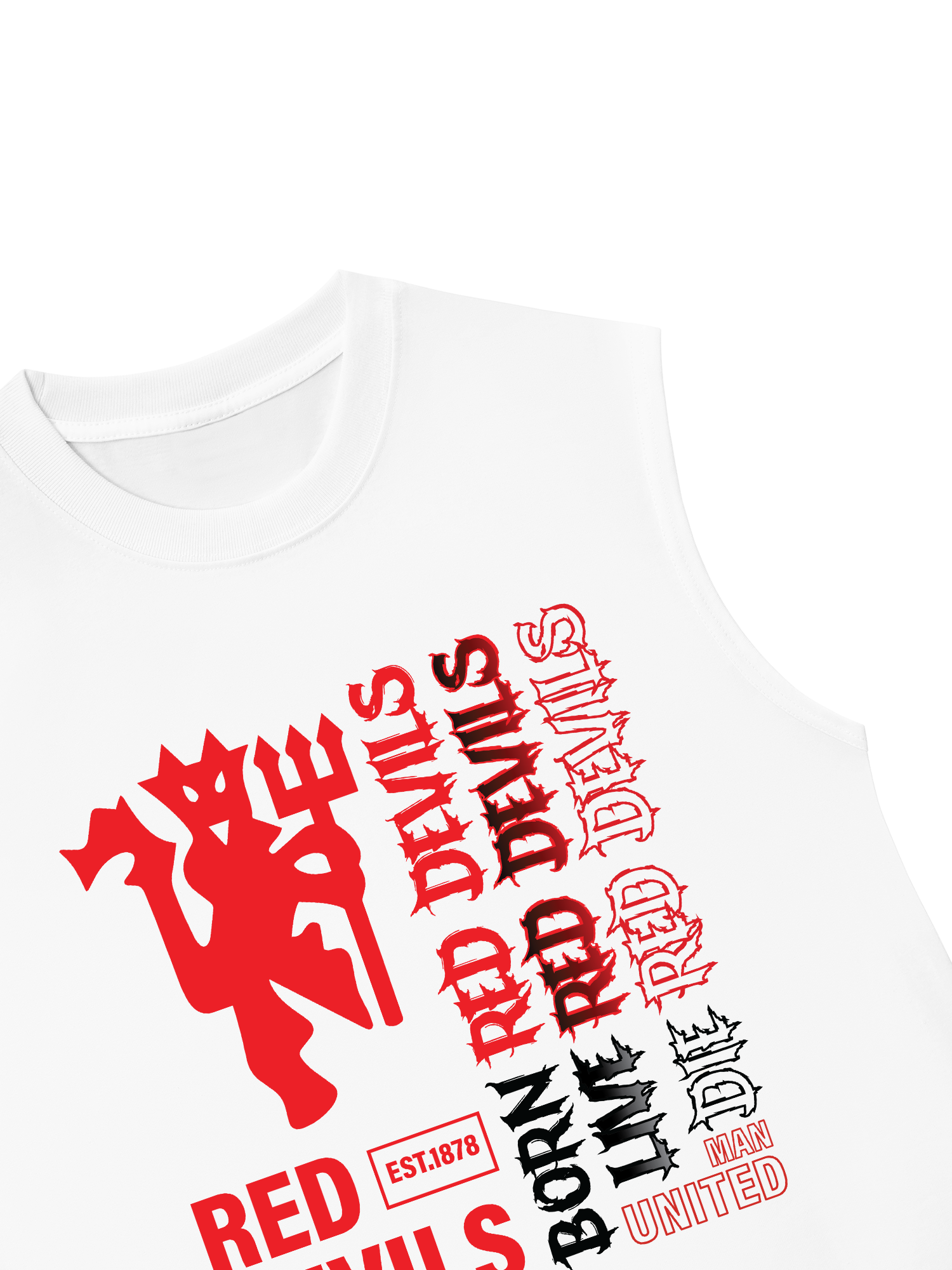 Áo Ba Lỗ Relaxed Fit Red Devils EST 1878