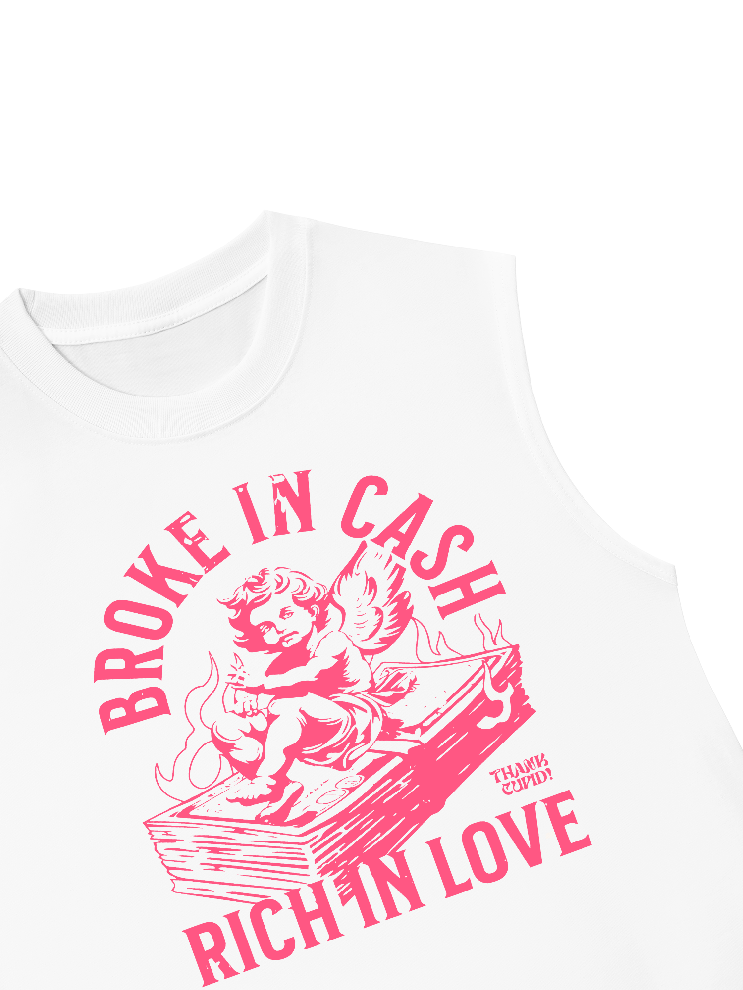 Áo Ba Lỗ Relaxed Fit Money Broke In Cash