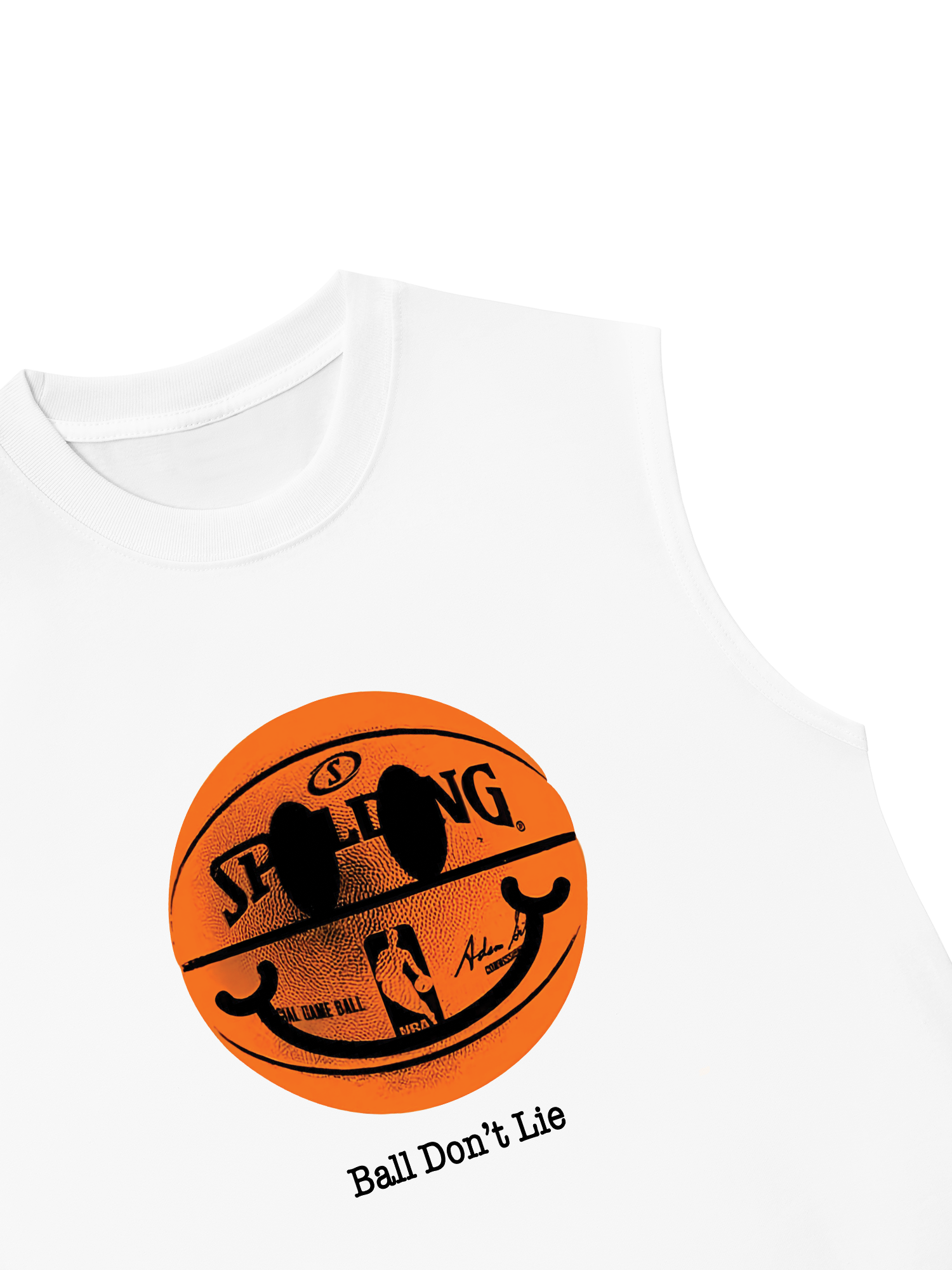 Áo Ba Lỗ Relaxed Fit Basketball Smiley Ball
