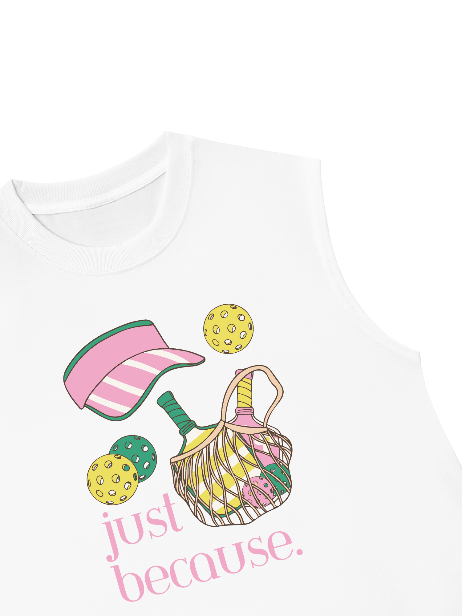 Áo Ba Lỗ Relaxed Fit Pickleball Just Because