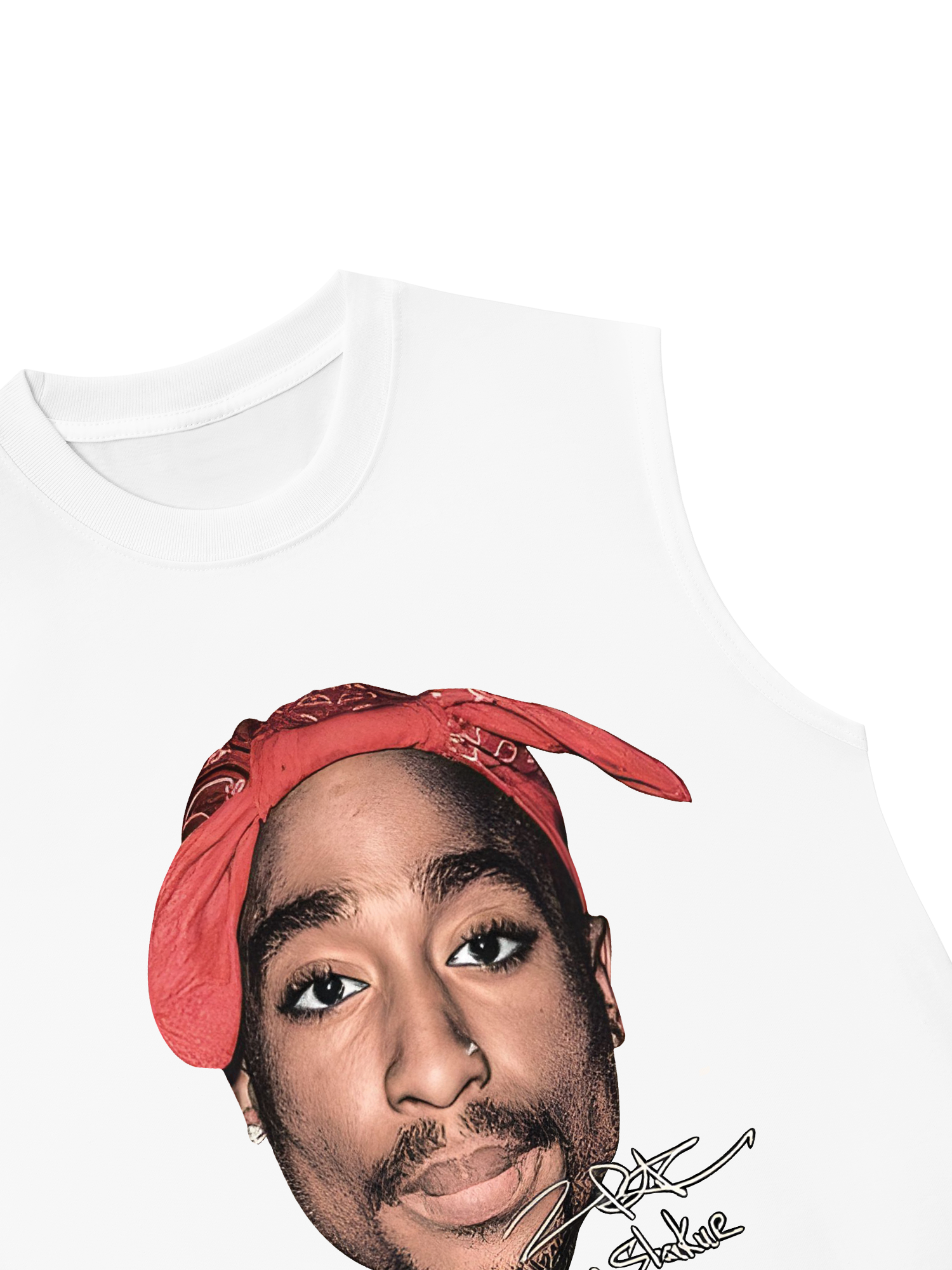 Áo Ba Lỗ Relaxed Fit Rapper 2Pac All Eyes On Me