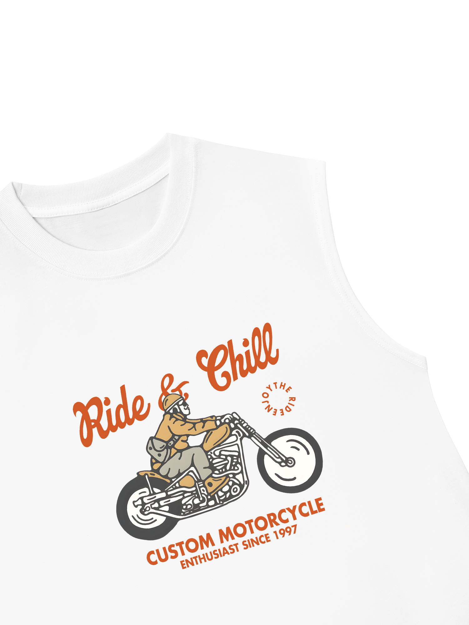 Áo Ba Lỗ Relaxed Fit Ride & Chill