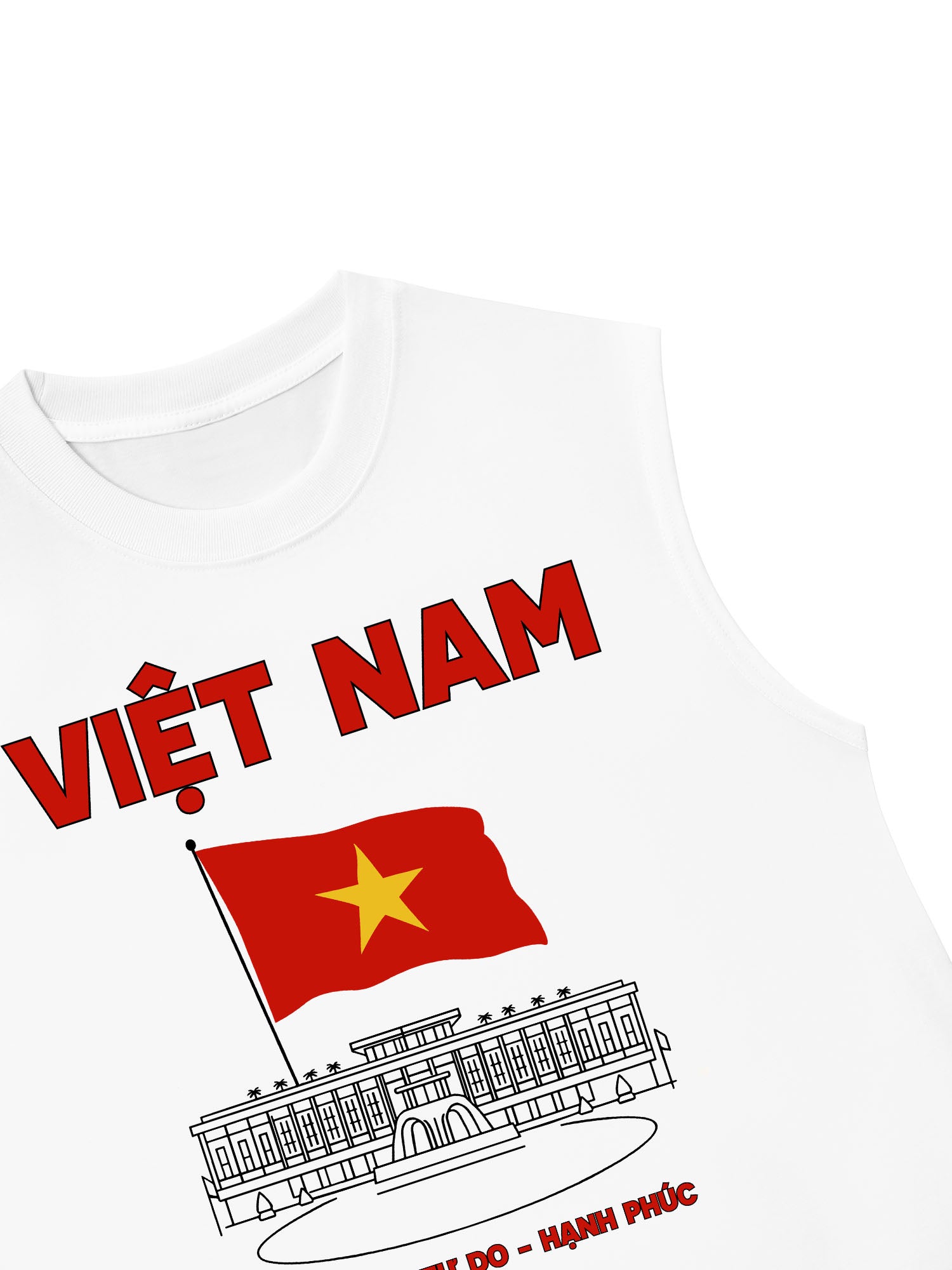 Áo Ba Lỗ Relaxed Fit Việt Nam Độc Lập