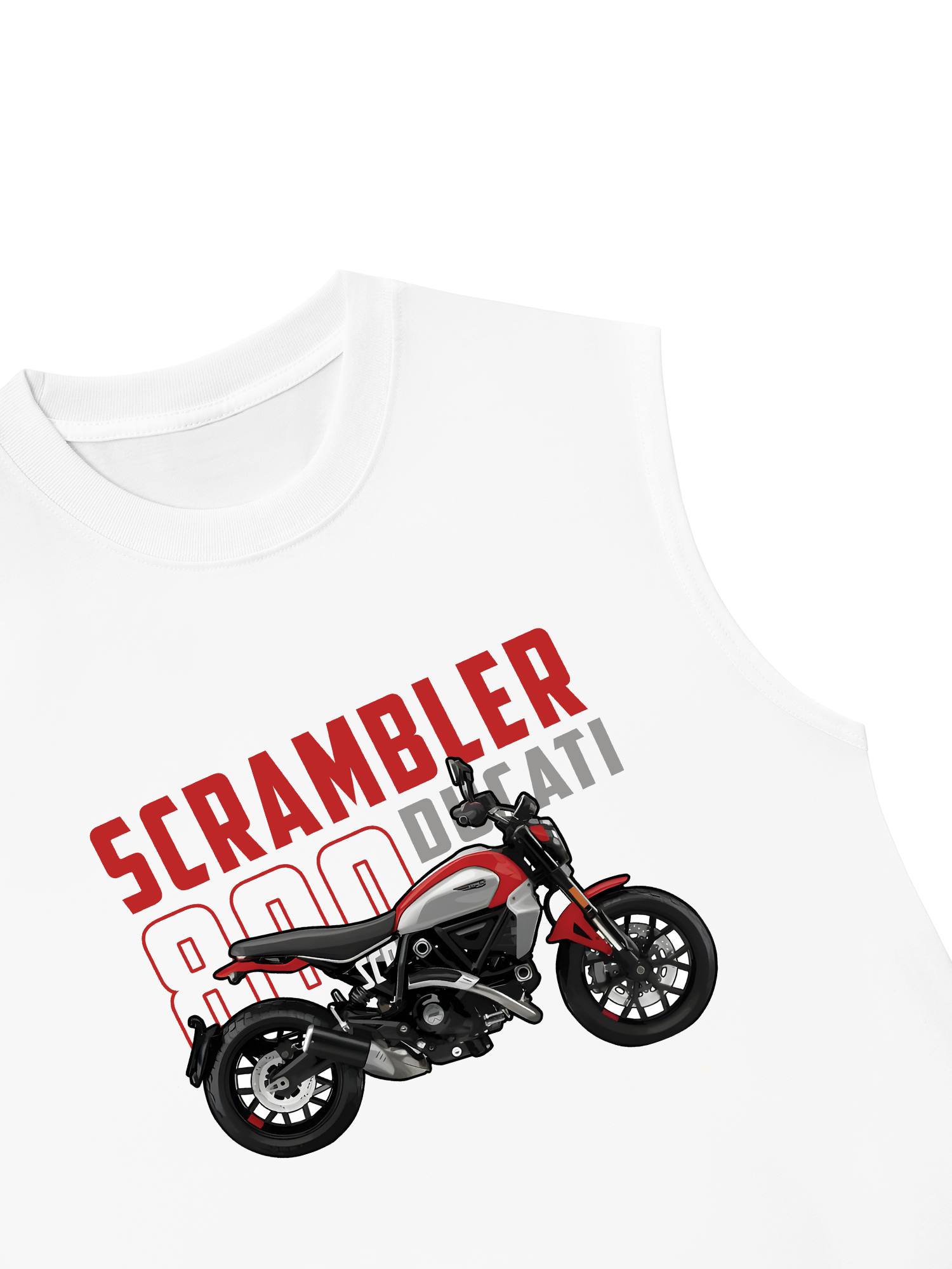 Áo Ba Lỗ Relaxed Fit Scrambler 800 Ducati