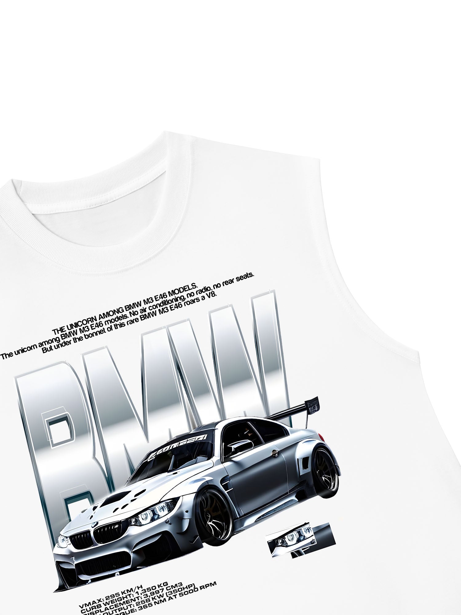 Áo Ba Lỗ Relaxed Fit BMW The Unicorn Among