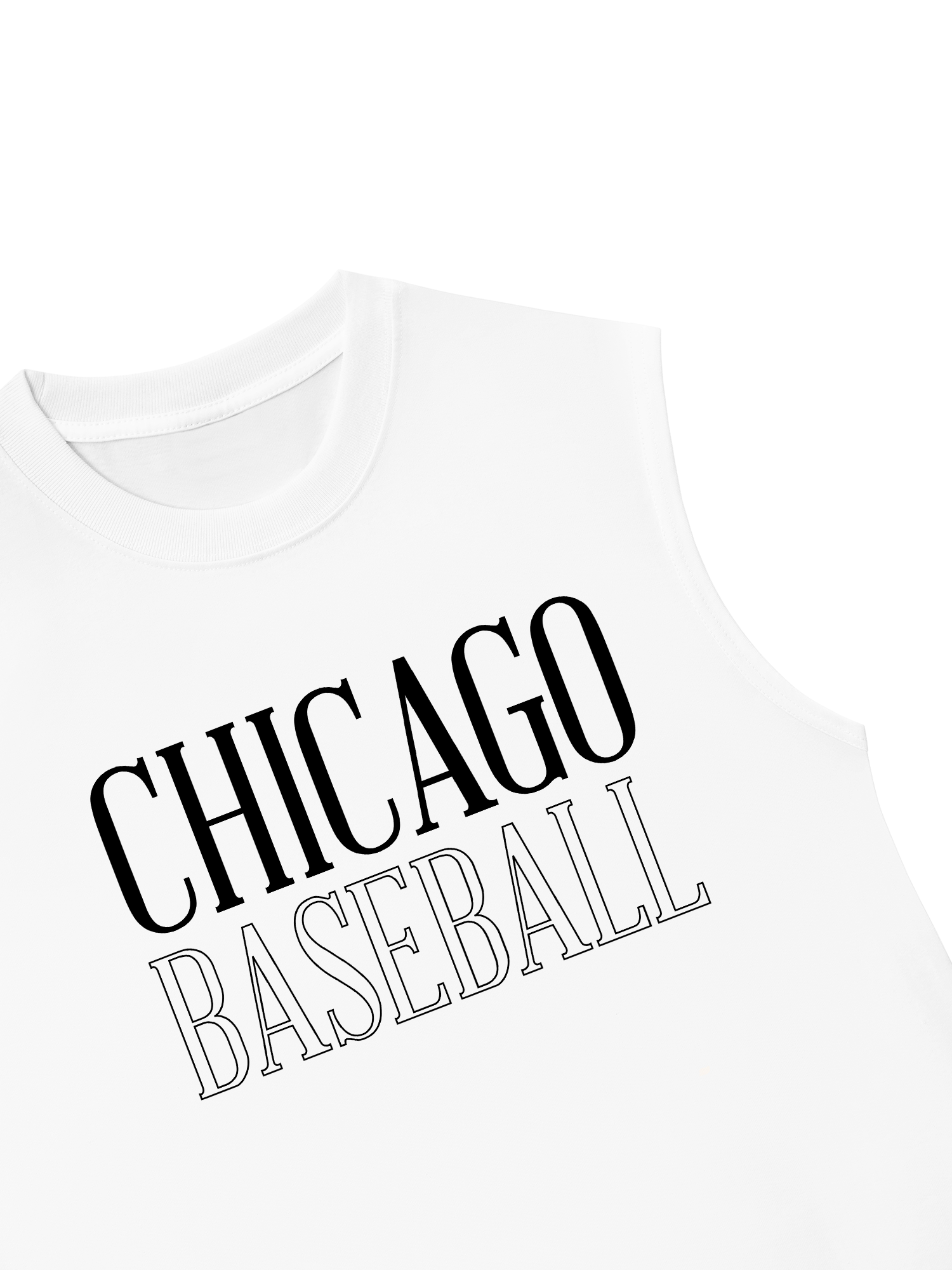 Áo Ba Lỗ Relaxed Fit Baseball Basic Chicago
