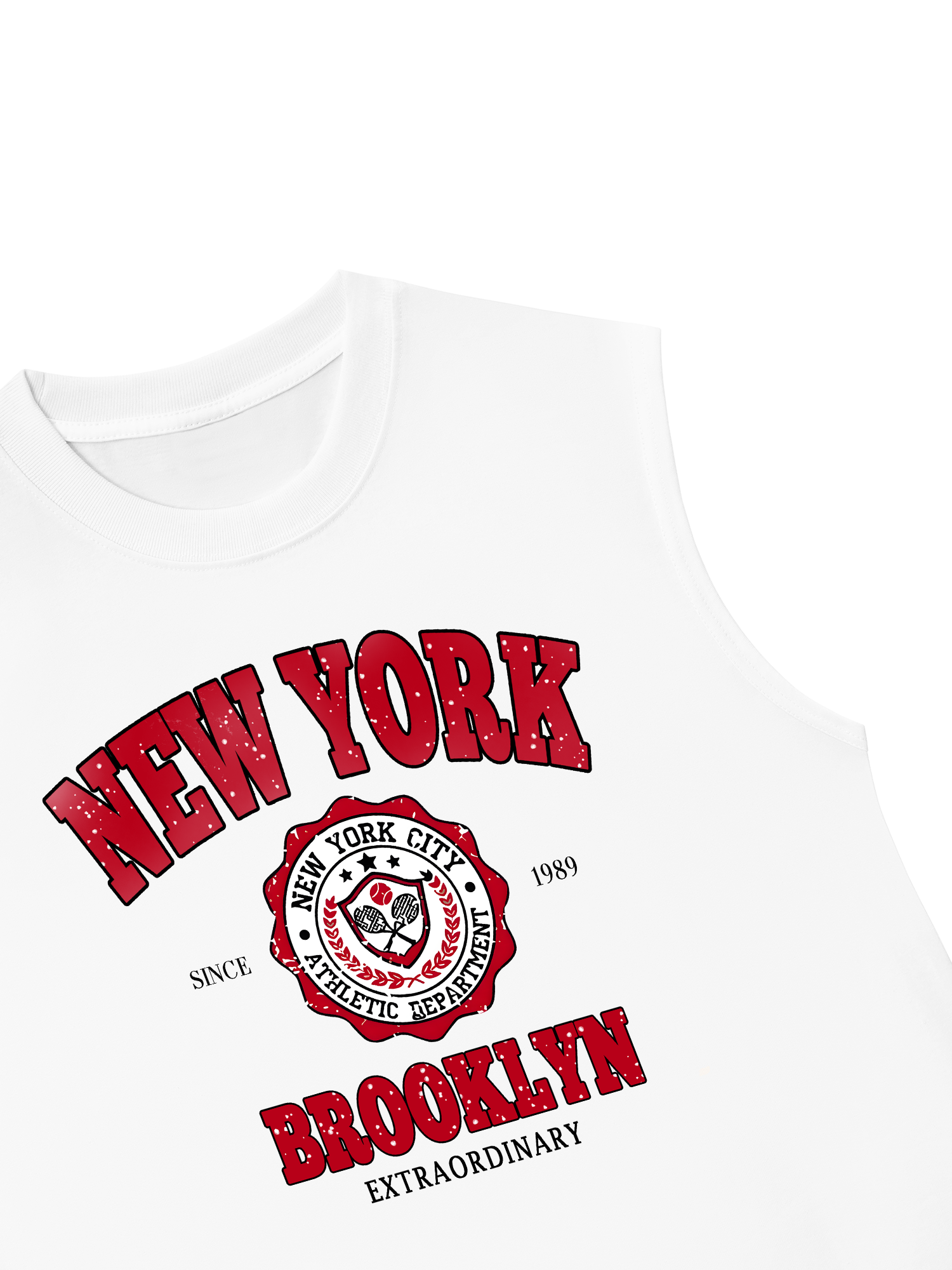 Áo Ba Lỗ Relaxed Fit New York Brooklyn