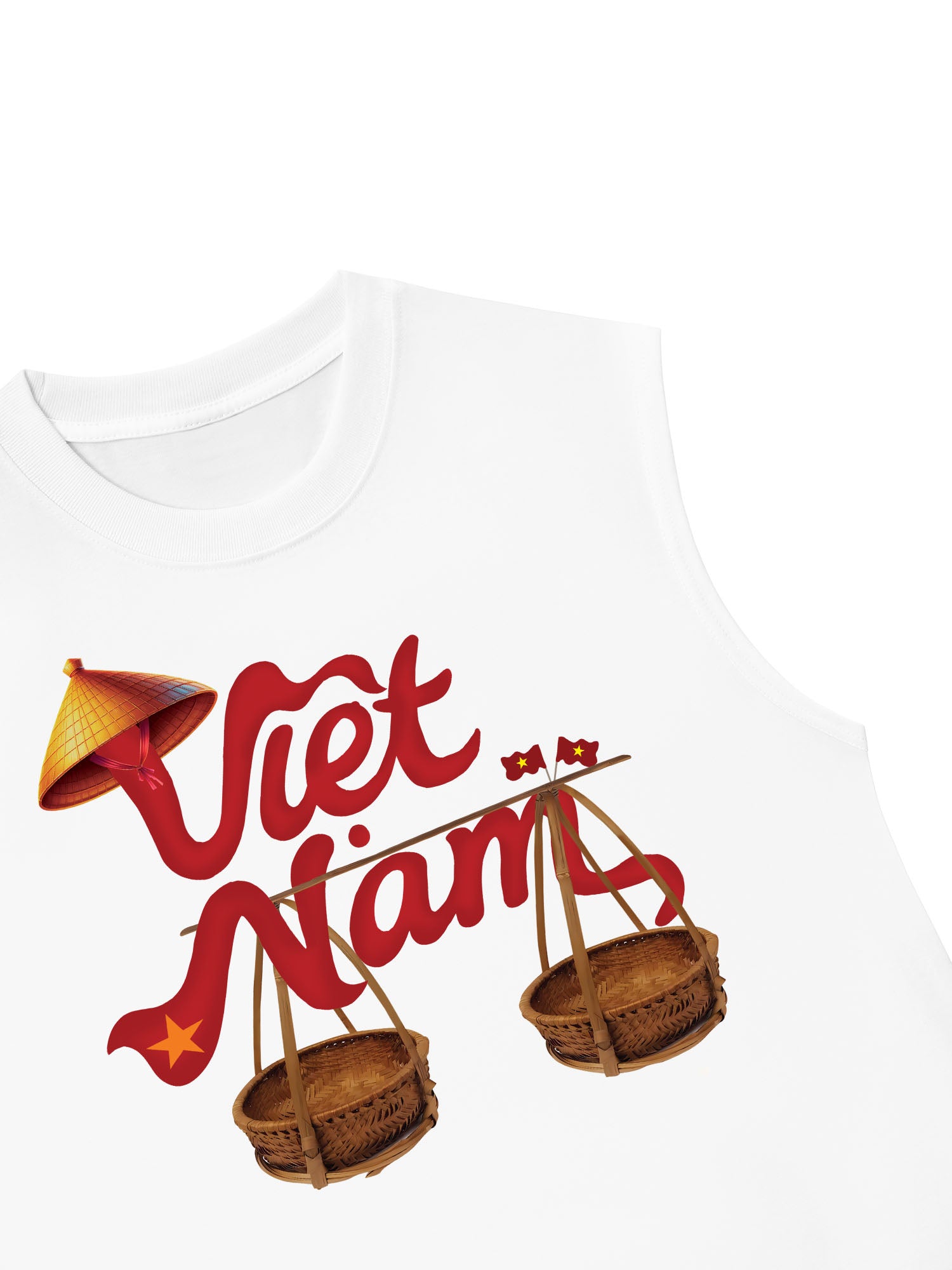 Áo Ba Lỗ Relaxed Fit Việt Nam Xưa