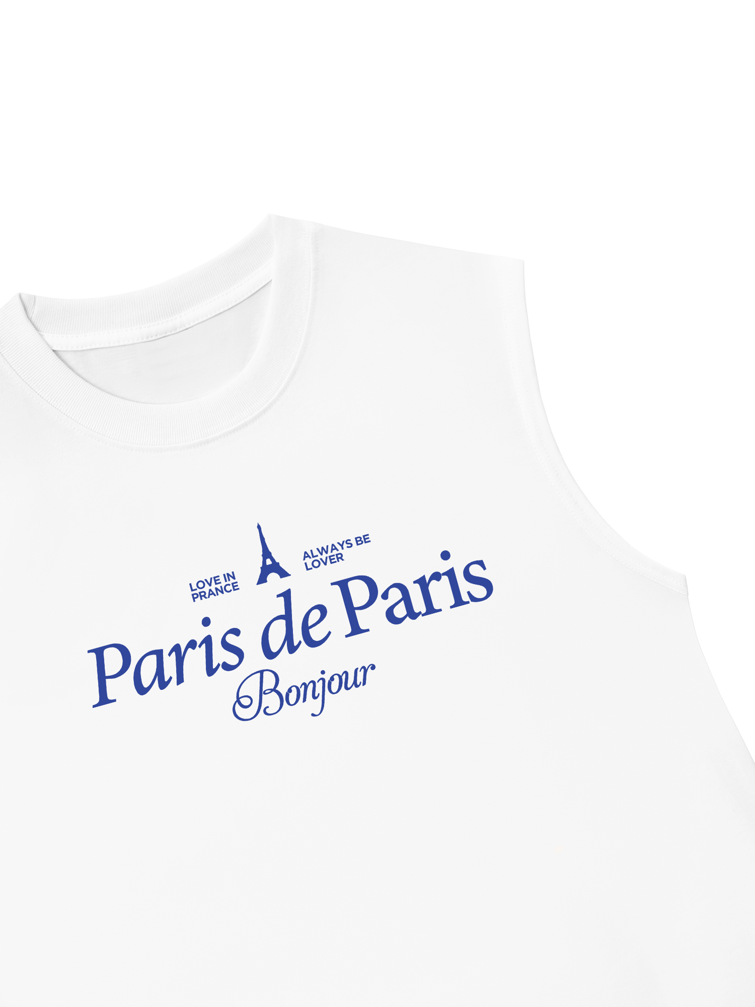 Áo Ba Lỗ Relaxed Fit Paris de Paris