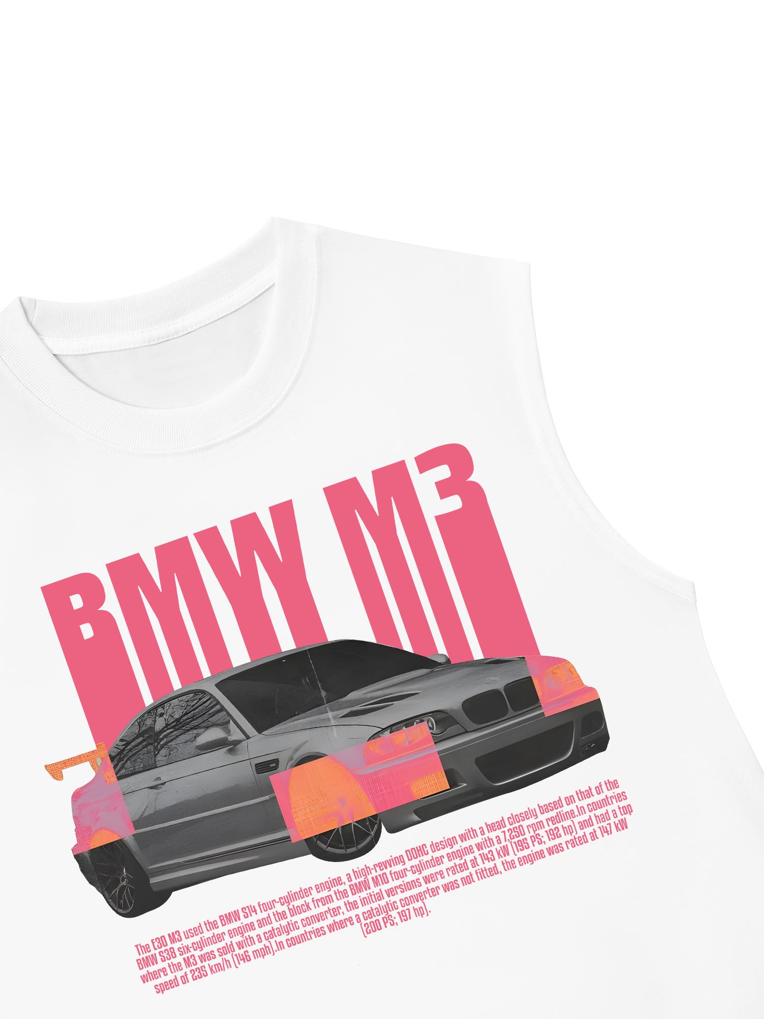 Áo Ba Lỗ Relaxed Fit BMW Glitch M3