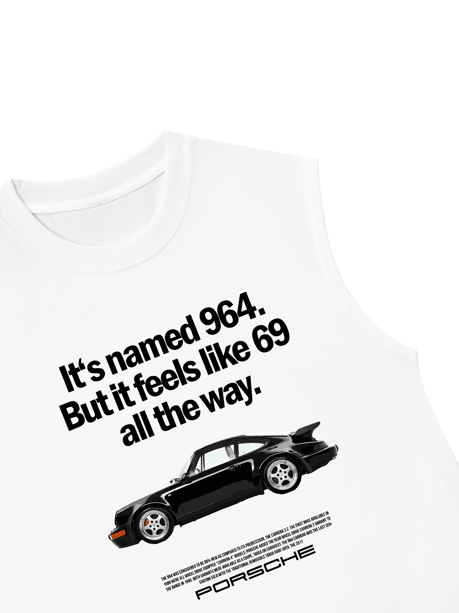 Áo Ba Lỗ Relaxed Fit Porsche It Feel Like 69