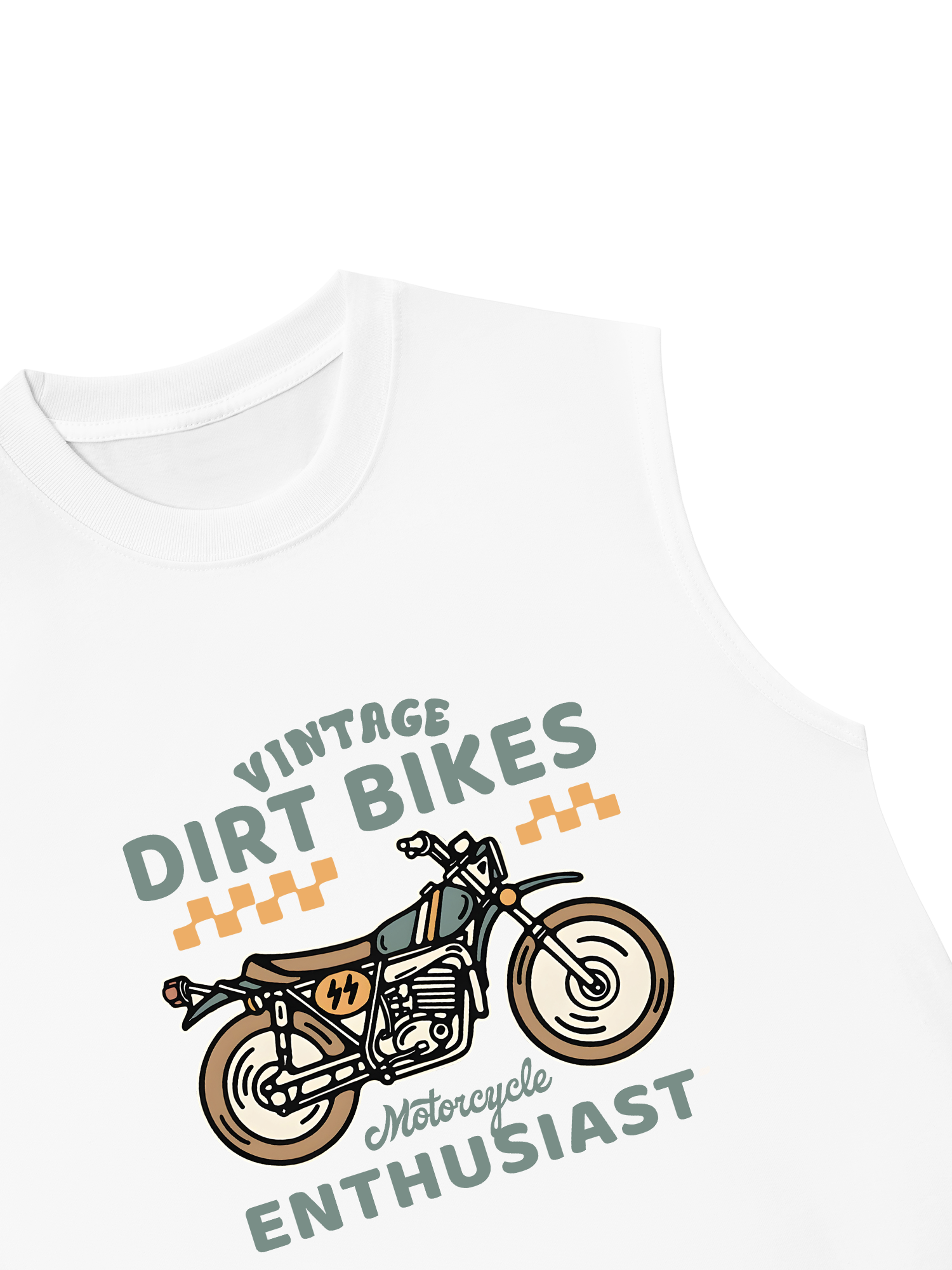 Áo Ba Lỗ Relaxed Fit Vintage Dirt Bike