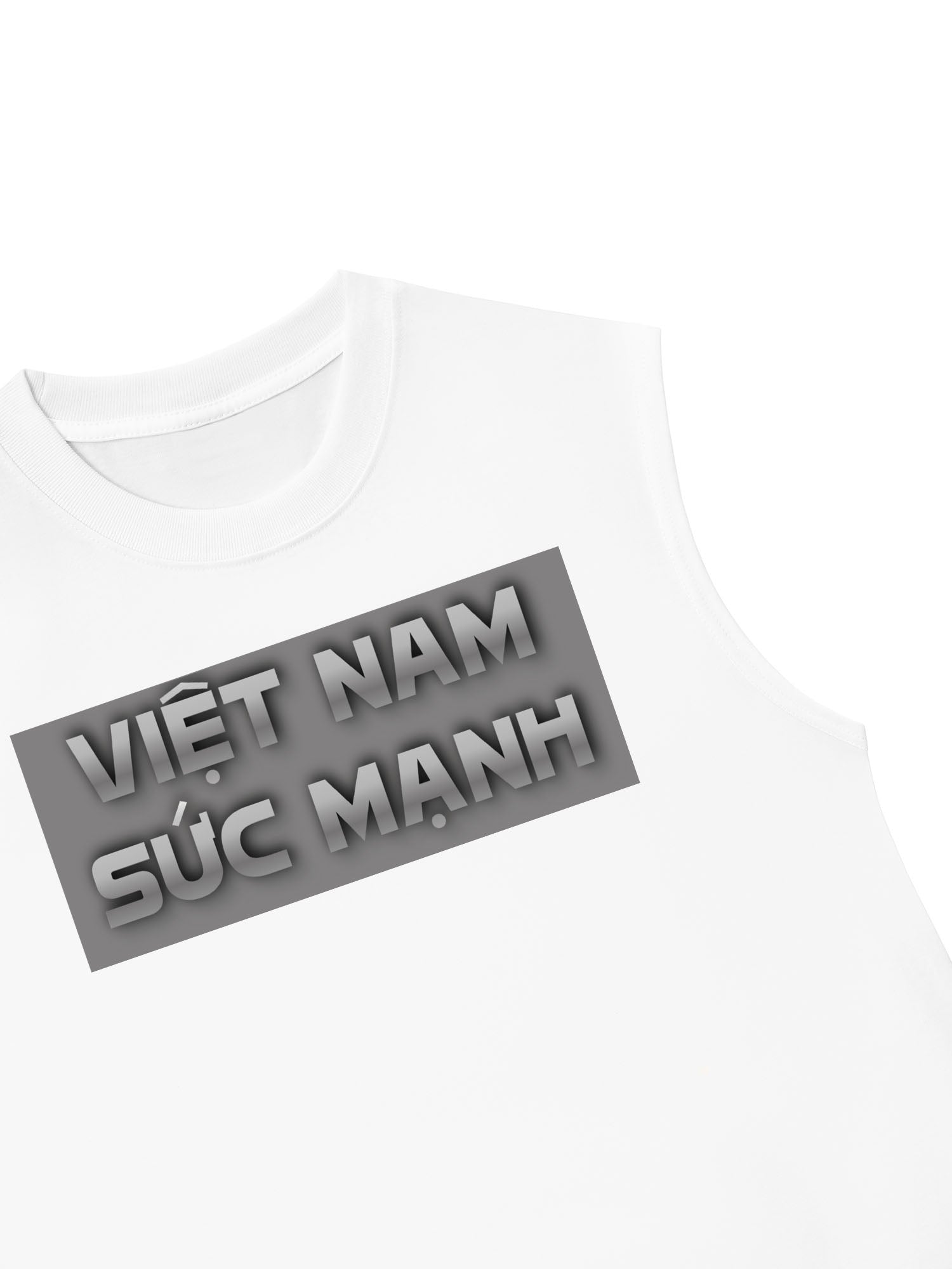Áo Ba Lỗ Relaxed Fit Việt Nam Sức Mạnh