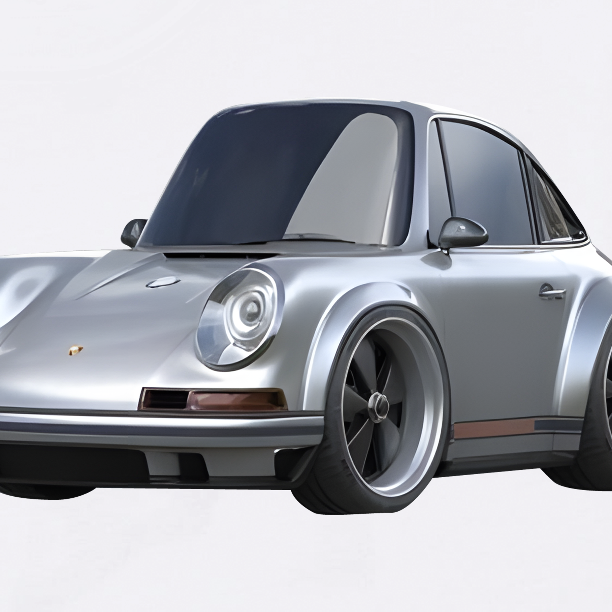 Áo Thun Oversize Porsche Mini Silver