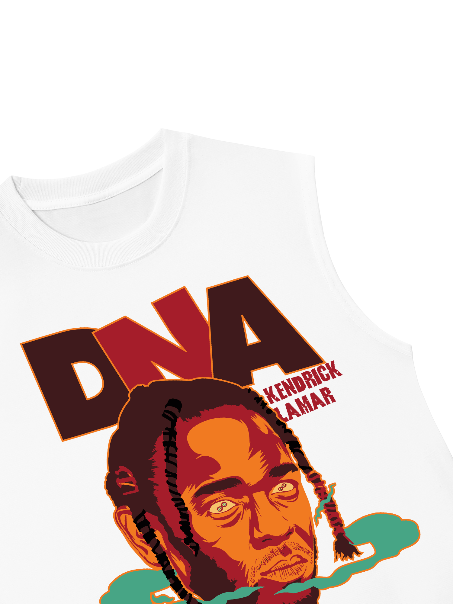 Áo Ba Lỗ Relaxed Fit Rapper Kendrick Lamar DNA
