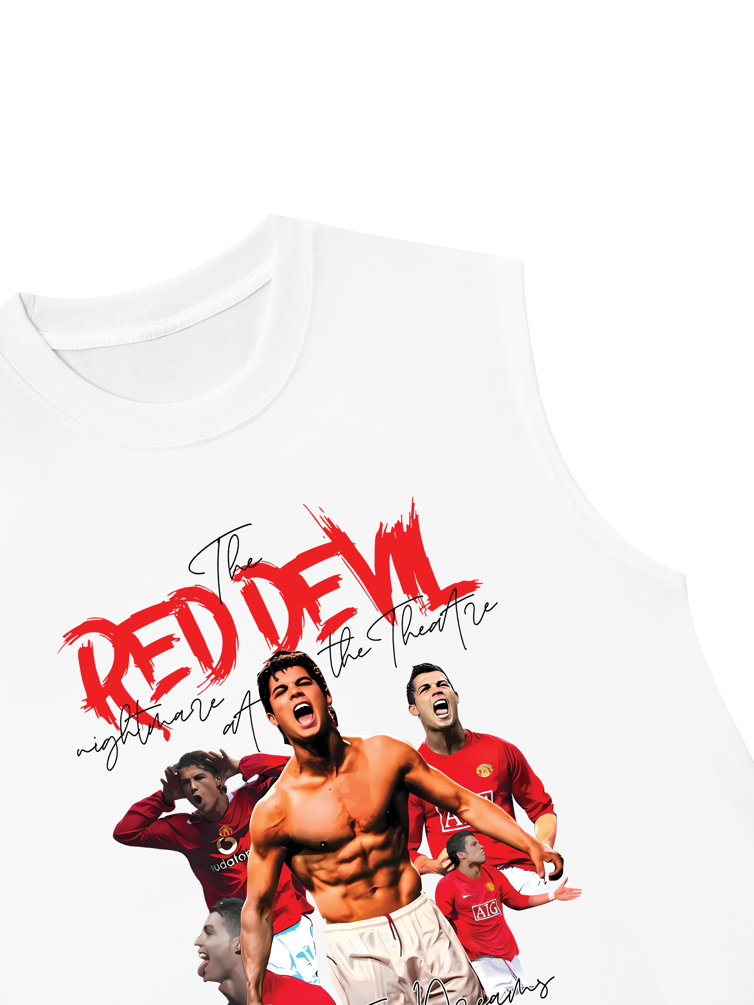 Áo Ba Lỗ Relaxed Fit Manchester United Red Devils CR7