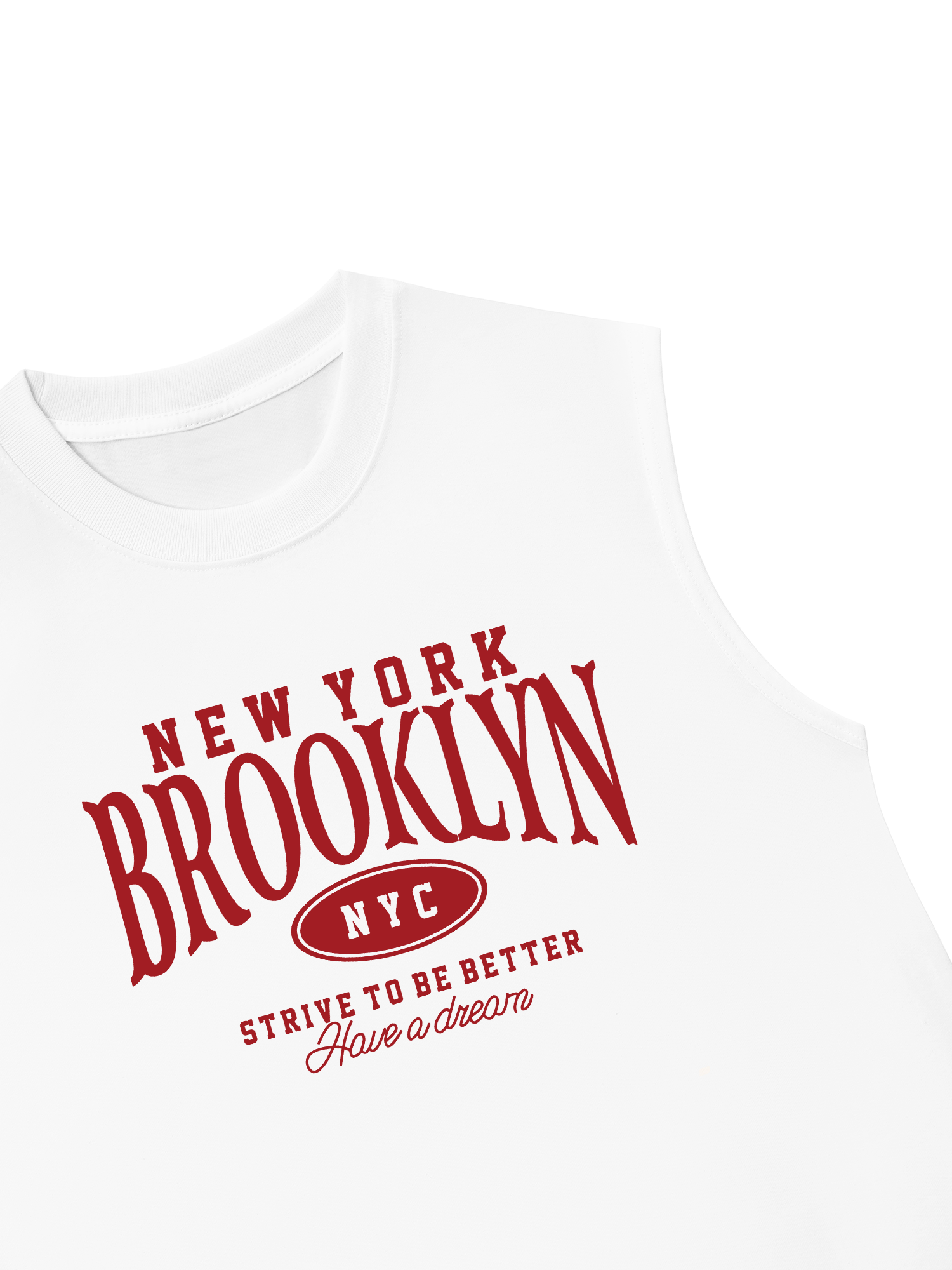 Áo Ba Lỗ Relaxed Fit New York Brooklyn