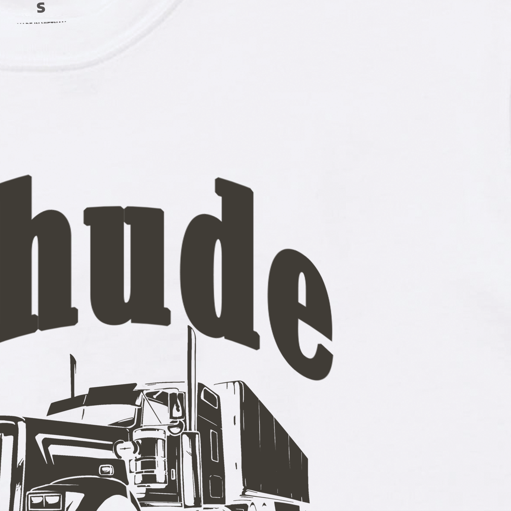 Áo Thun Oversize RHUDE Truck Logo