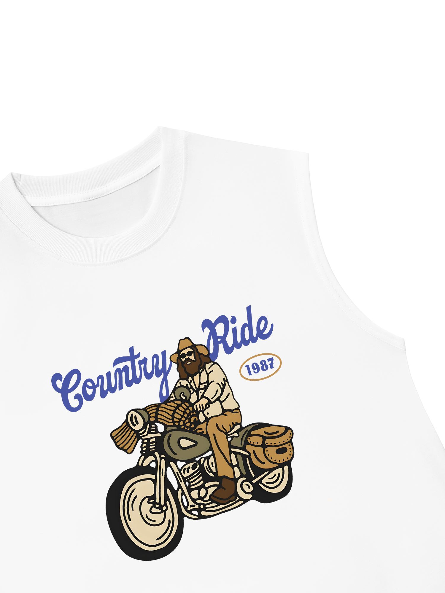 Áo Ba Lỗ Relaxed Fit Country Ride